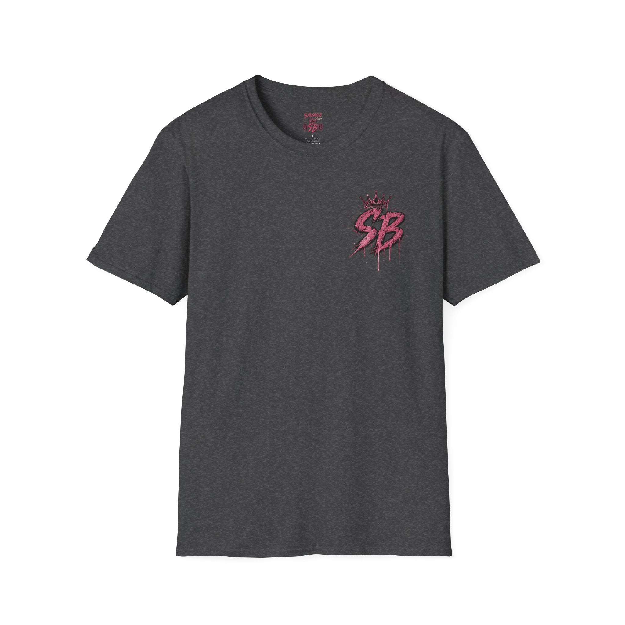 Savage Babe Skull Graphic T-Shirt | Edgy Streetwear Tee | Grunge Aesthetic Shirt | Bold Back Print | Classy Sassy Shirt