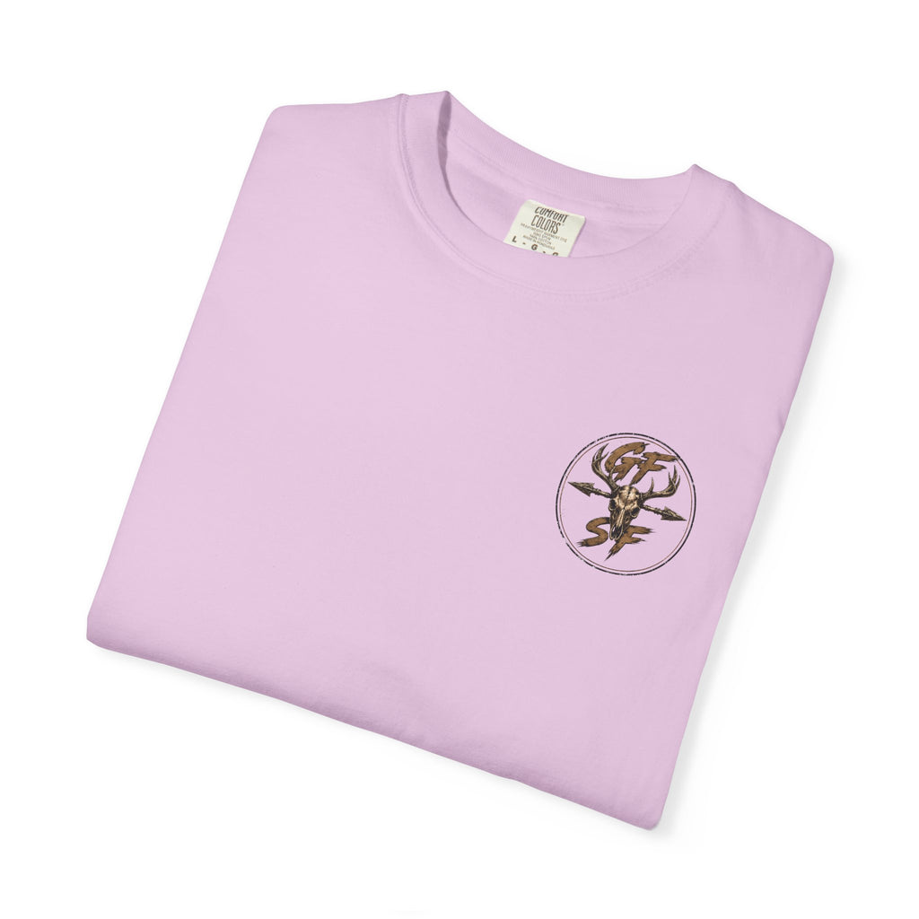 Built Different Hunting Shirt | GF Skull Logo Tee | Truck & Mule Deer Graphic Shirt