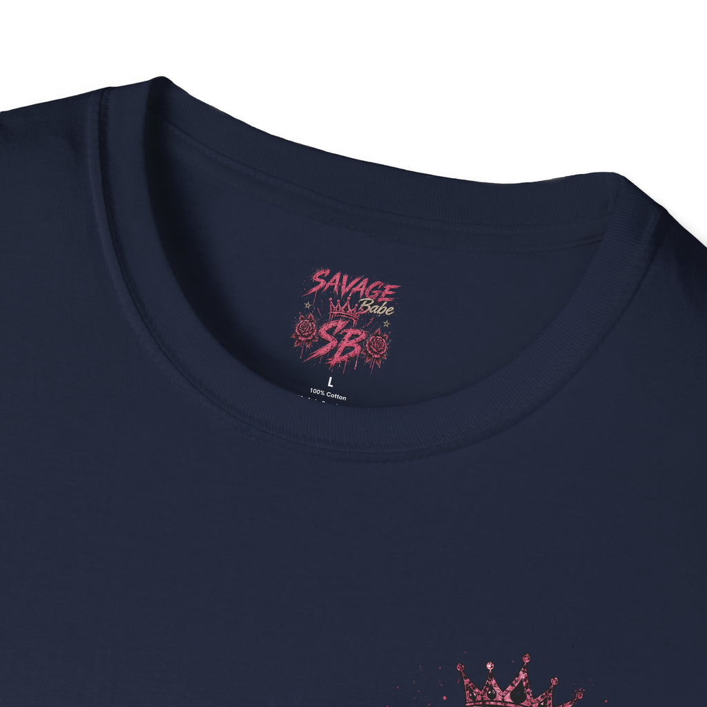 Savage Babe Skull Graphic T-Shirt | Edgy Streetwear Tee | Grunge Aesthetic Shirt | Bold Back Print | Classy Sassy Shirt
