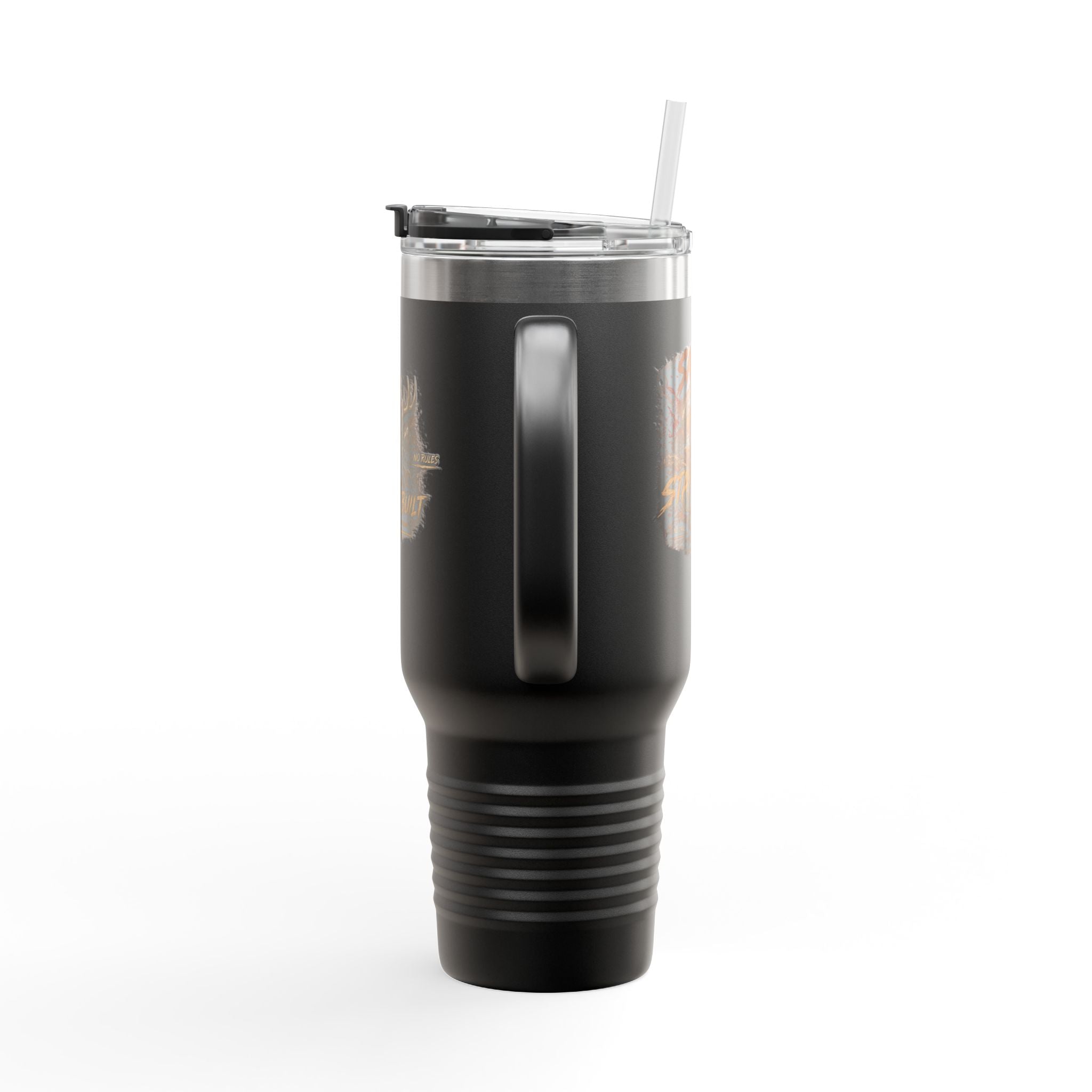 Savage Built 40oz Tumbler – Skull Logo Travel Mug | Insulated Stainless Steel Cup | Rugged Coffee Mug for Work, Outdoors & Daily Grind