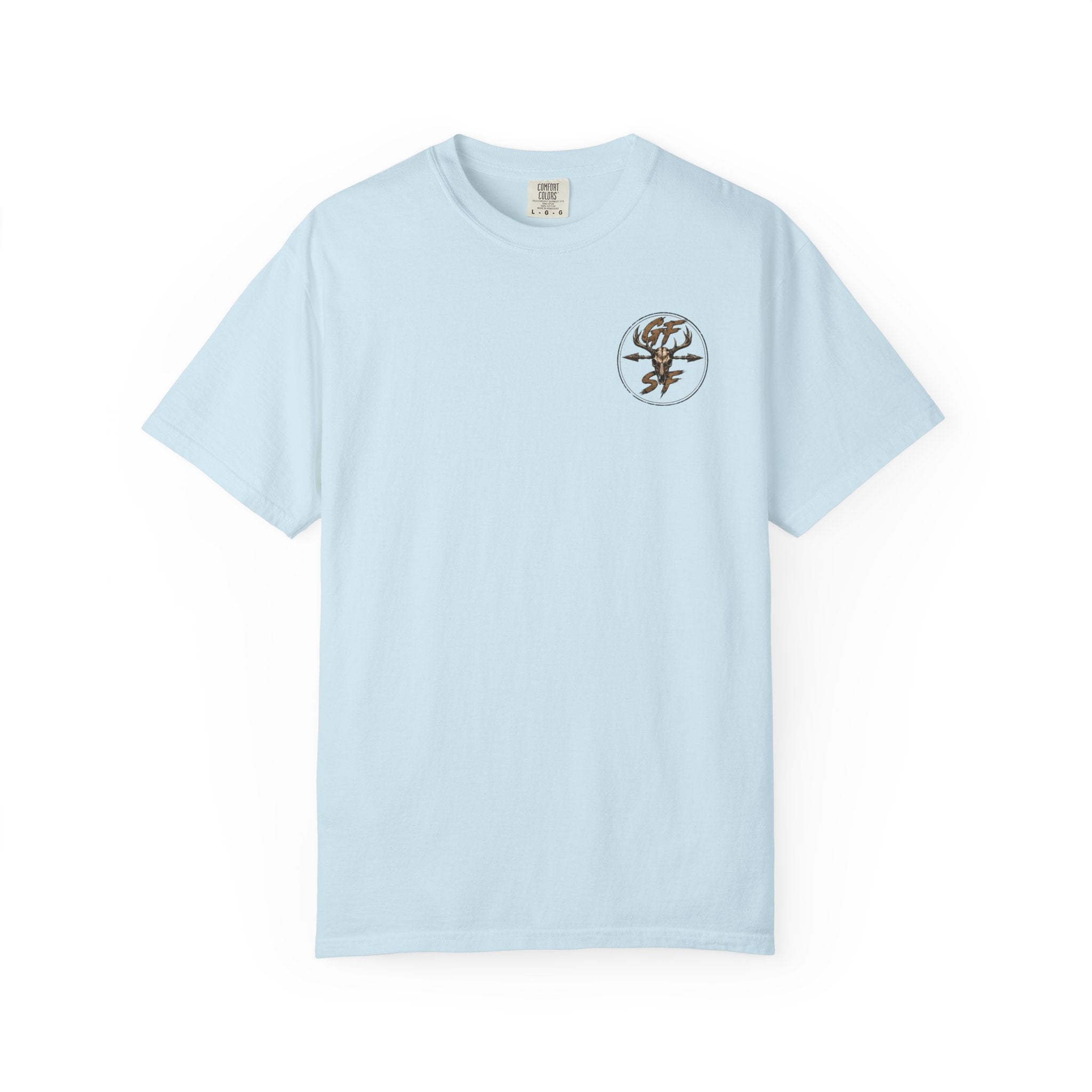 Built Different Hunting Shirt | GF Skull Logo Tee | Truck & Mule Deer Graphic Shirt