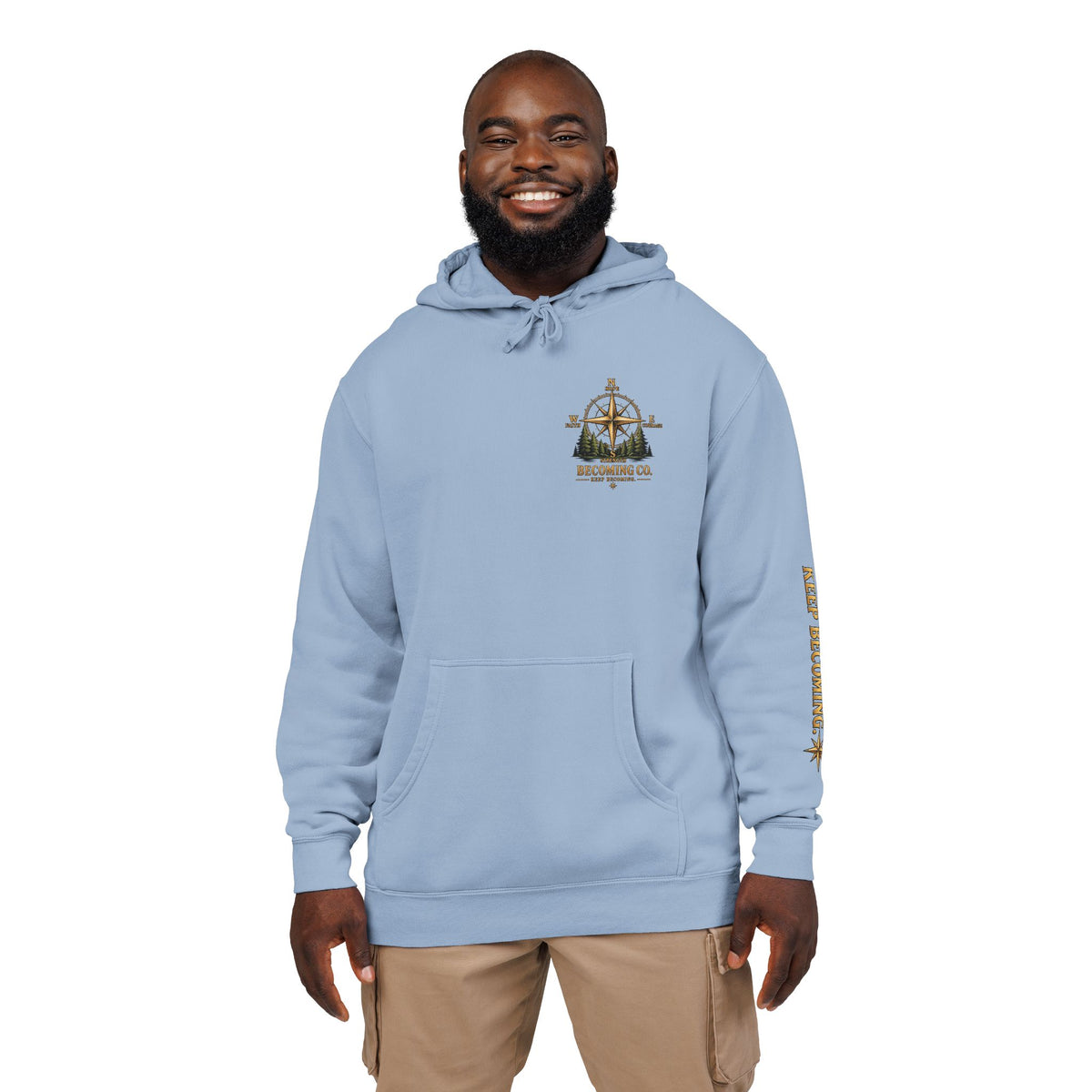 Don't Stop. Keep Becoming. Hoodie | Becoming Co. Reminder Hoodie