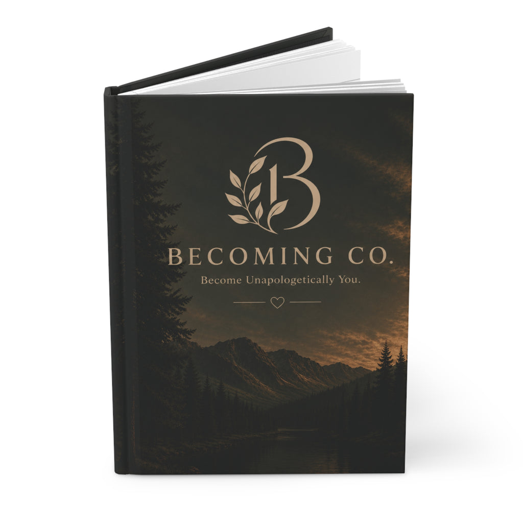 Becoming Co. Hardcover Journal | Keep Becoming | Premium Lined Notebook | Personal Growth Journal | Matte Hardcover