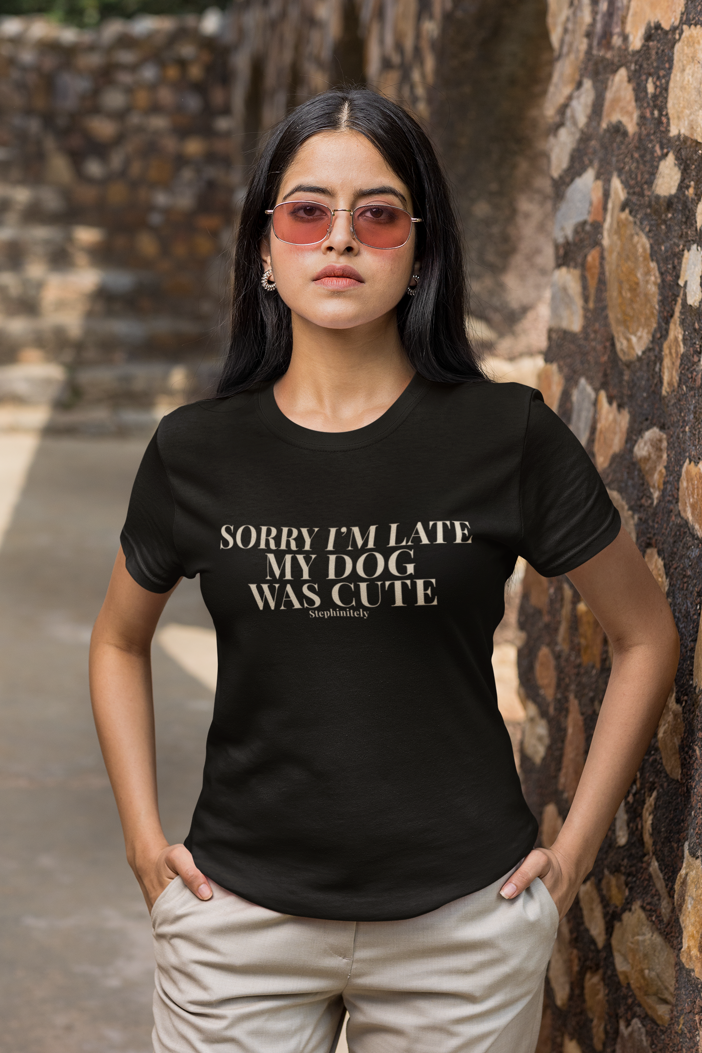 Sorry I’m Late My Dog Was Cute Shirt | Funny Dog Tee
