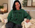 Sometimes God Fix It Sweatshirt | Faith Humor Crewneck | Christian Graphic Sweatshirt | Funny Religious Quote Shirt | Cozy Unisex Pullover
