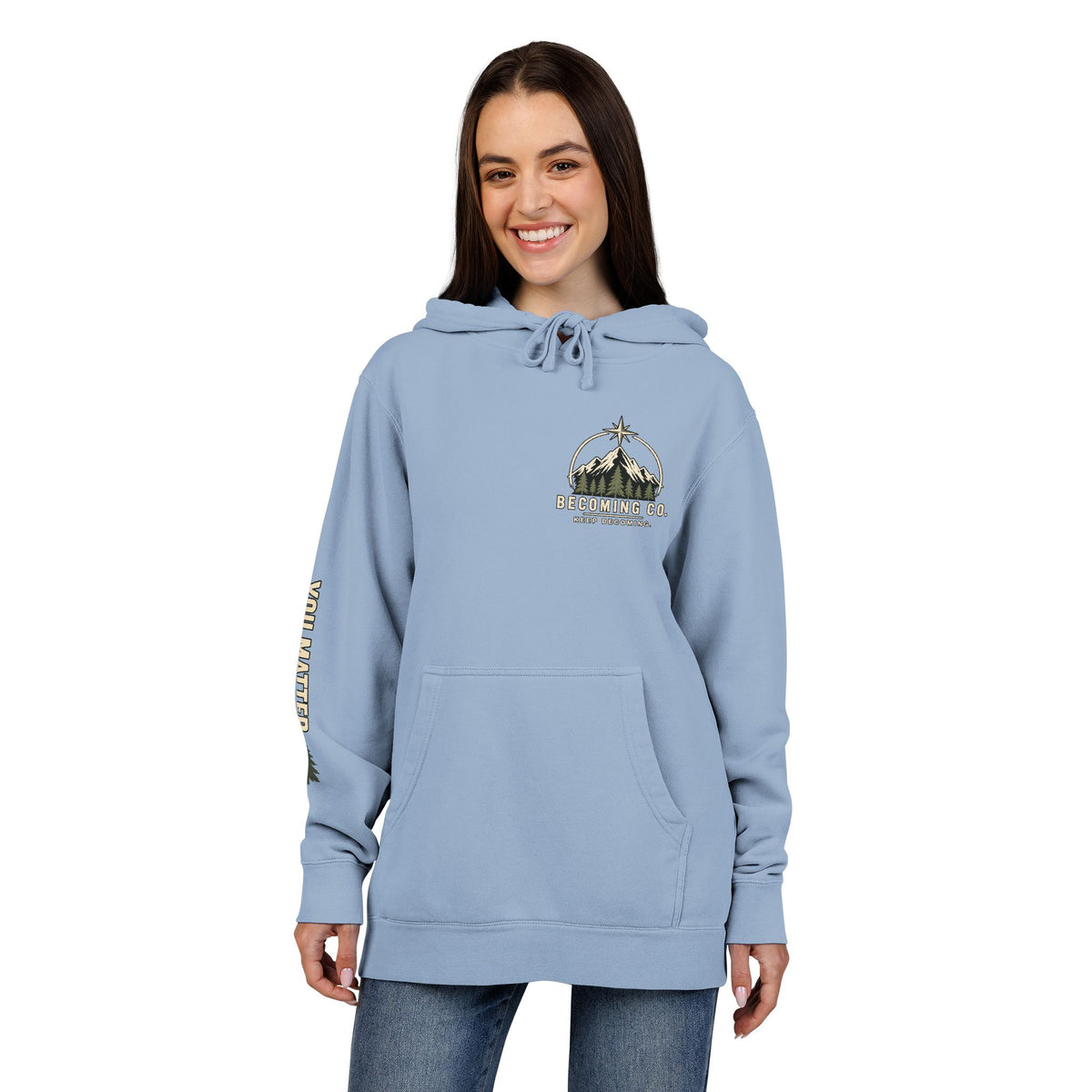 You Don’t Have to Have It All Figured Out Mountain Hoodie | Becoming Co.