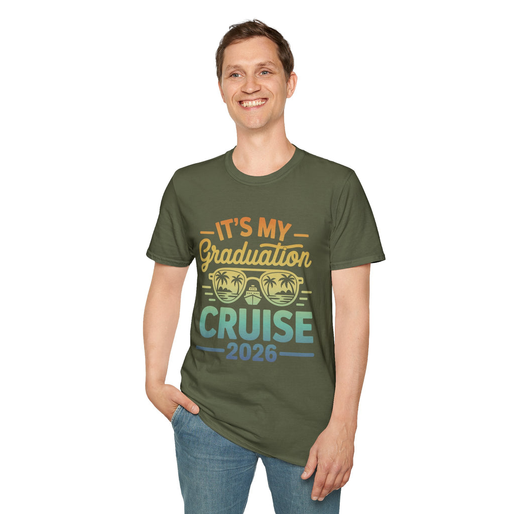 It’s My Graduation Cruise 2026 Shirt | Graduation Trip T-Shirt | Senior Cruise Vacation Tee for Class of 2026