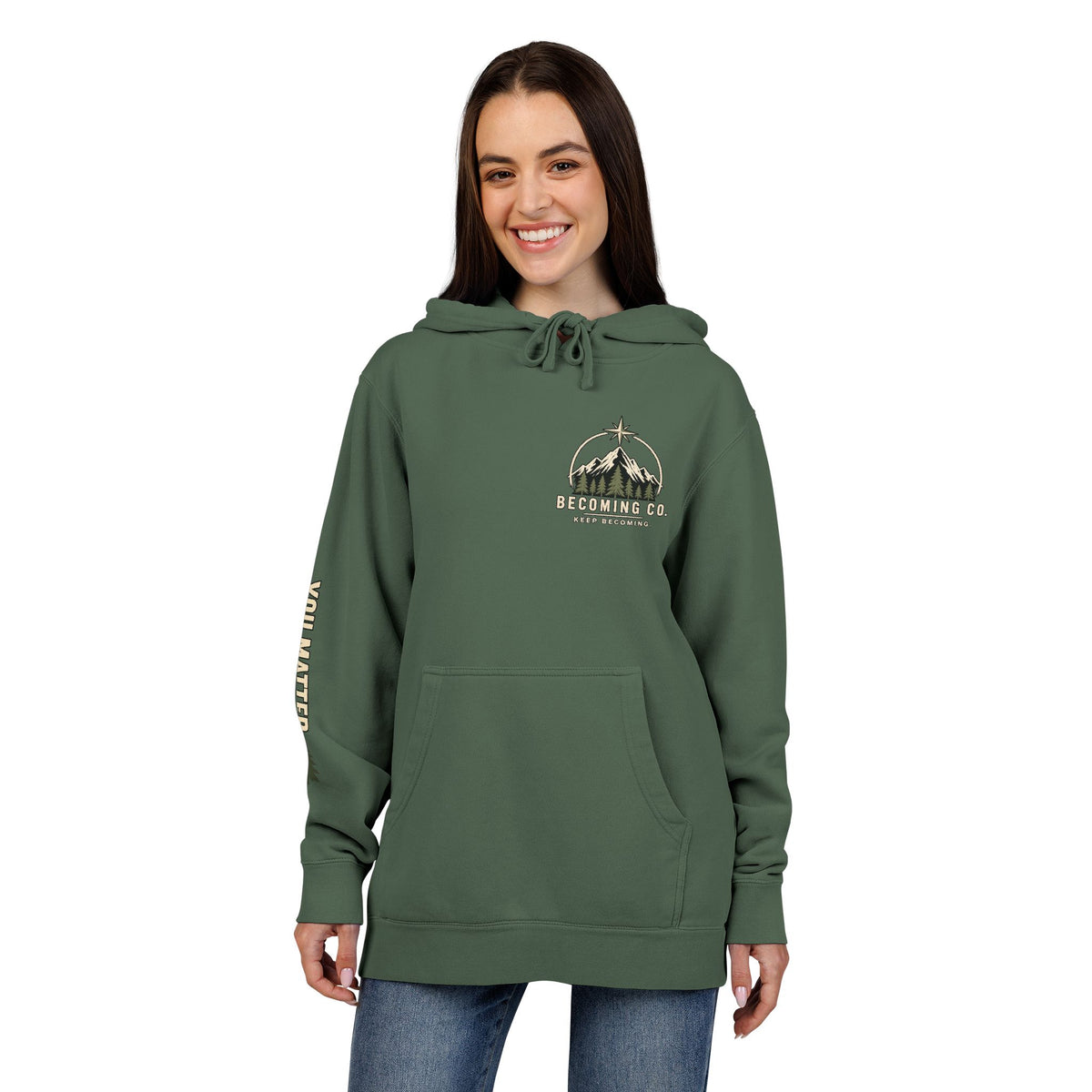 You Don’t Have to Have It All Figured Out Mountain Hoodie | Becoming Co.