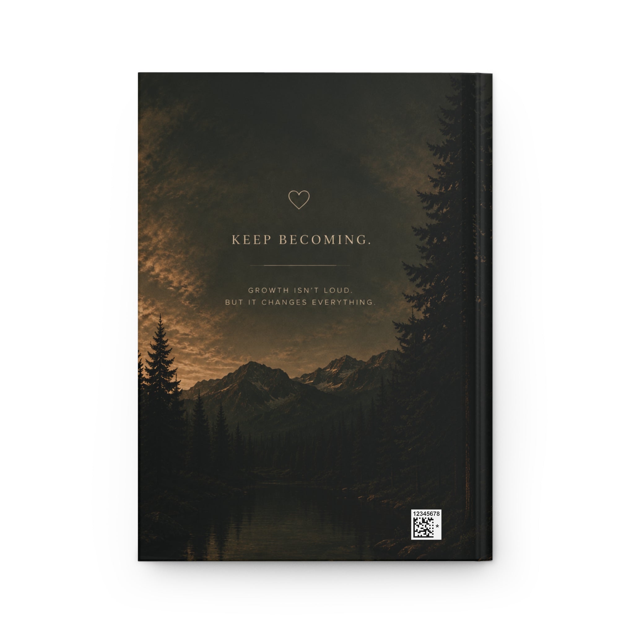 Becoming Co. Hardcover Journal | Keep Becoming | Premium Lined Notebook | Personal Growth Journal | Matte Hardcover