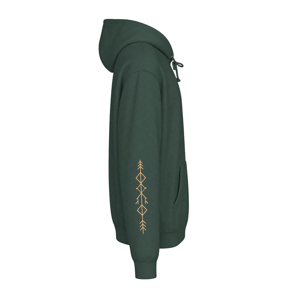 Becoming Co. Keep Becoming Mountain Compass Hoodie | Rugged Outdoor Unisex Hoodie