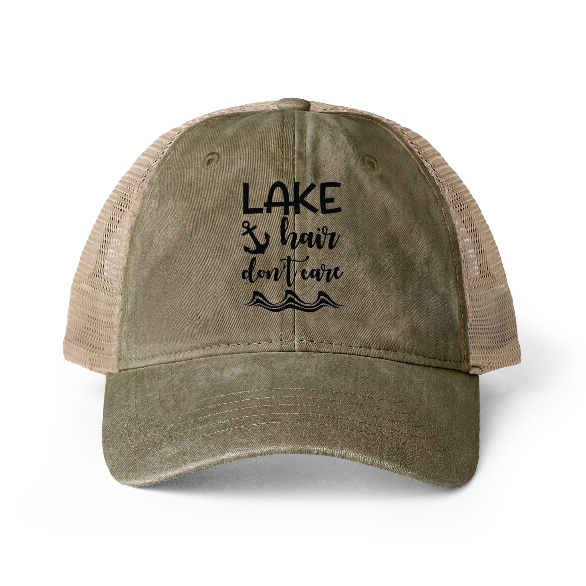 Lake Hair Don't Care Ponytail Hat