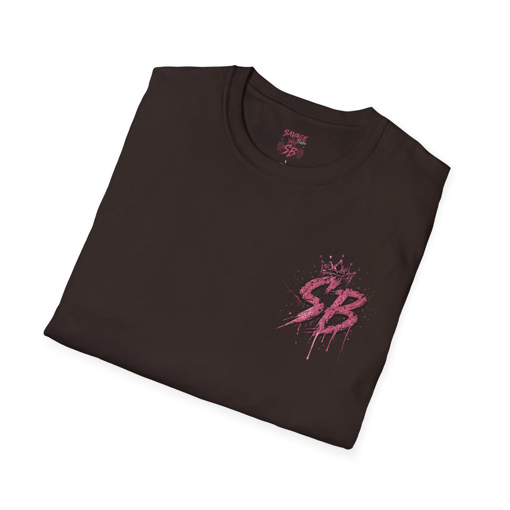 Savage Babe Skull Graphic T-Shirt | Edgy Streetwear Tee | Grunge Aesthetic Shirt | Bold Back Print | Classy Sassy Shirt