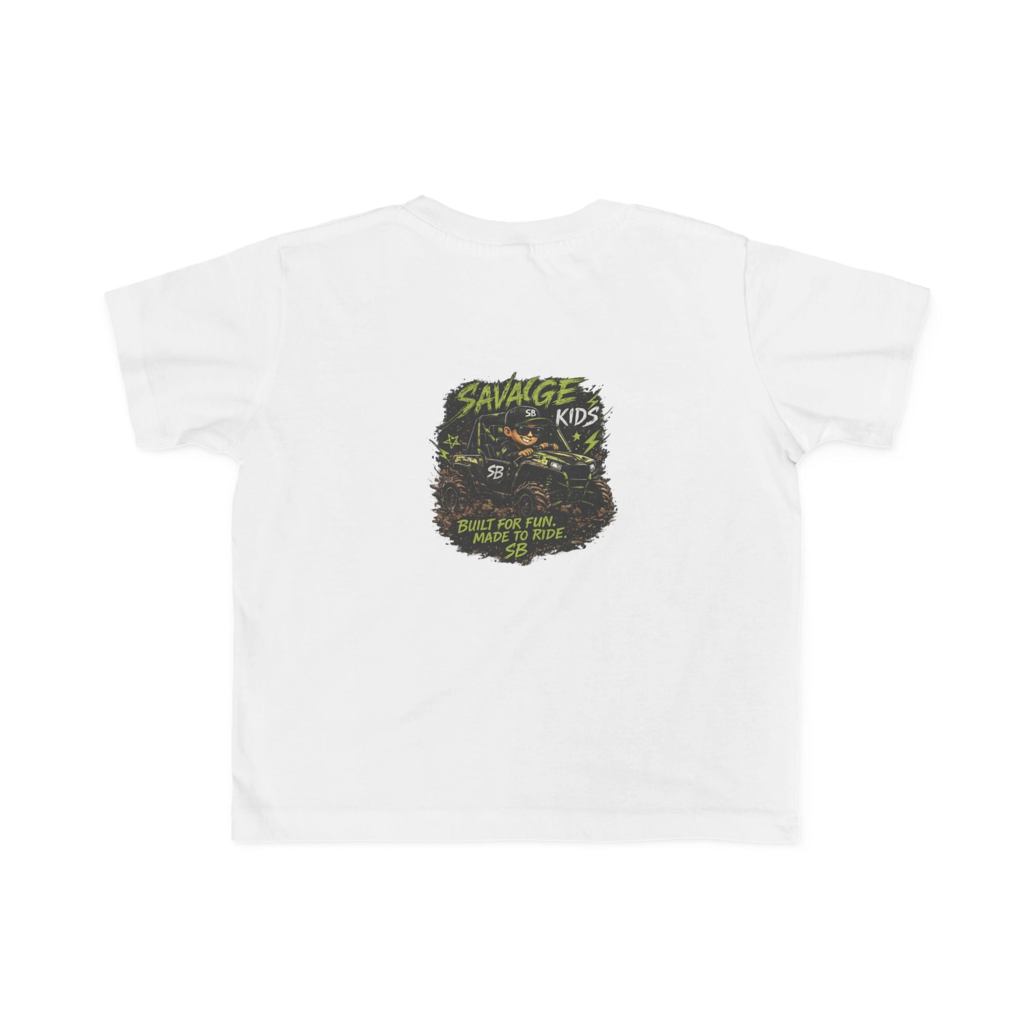Savage Kids Toddler T-Shirt | Off-Road Graphic Tee | Built for Fun Made to Ride Shirt | Boys Adventure Tee | Cool Kids Graphic Shirt
