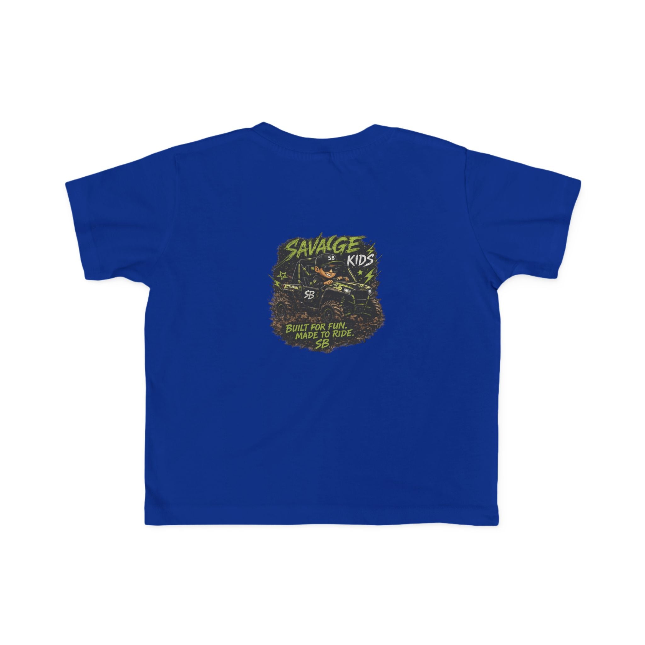 Savage Kids Toddler T-Shirt | Off-Road Graphic Tee | Built for Fun Made to Ride Shirt | Boys Adventure Tee | Cool Kids Graphic Shirt