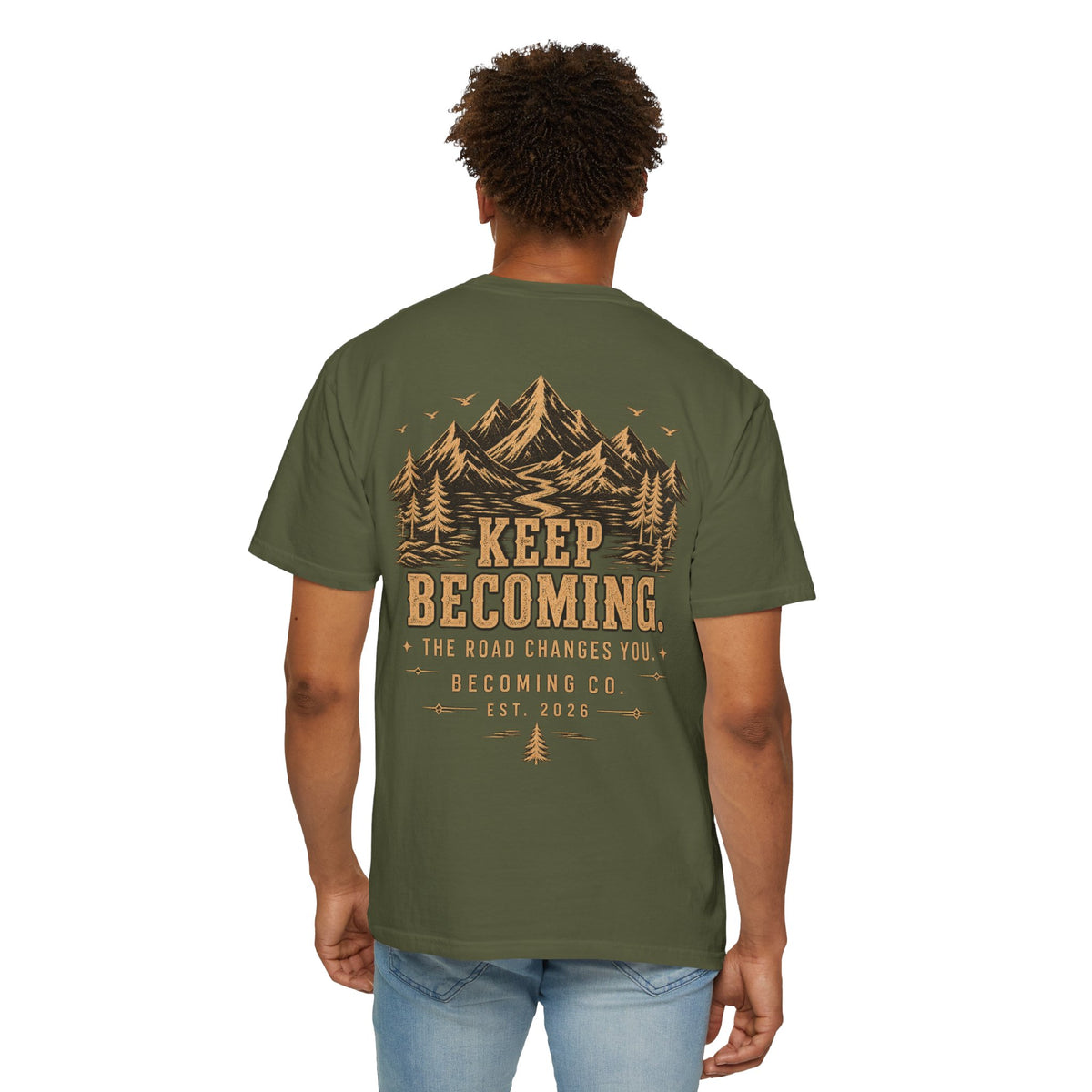 Keep Becoming Vintage Mountain T-Shirt | Becoming Co.