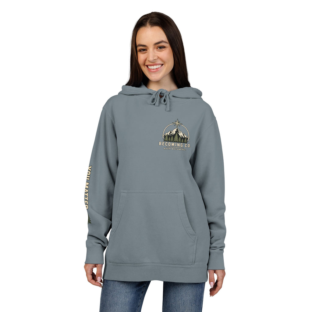 You Don’t Have to Have It All Figured Out Mountain Hoodie | Becoming Co.