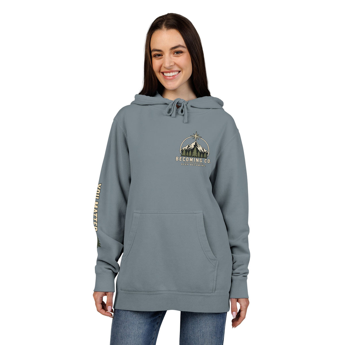 You Don’t Have to Have It All Figured Out Mountain Hoodie | Becoming Co.