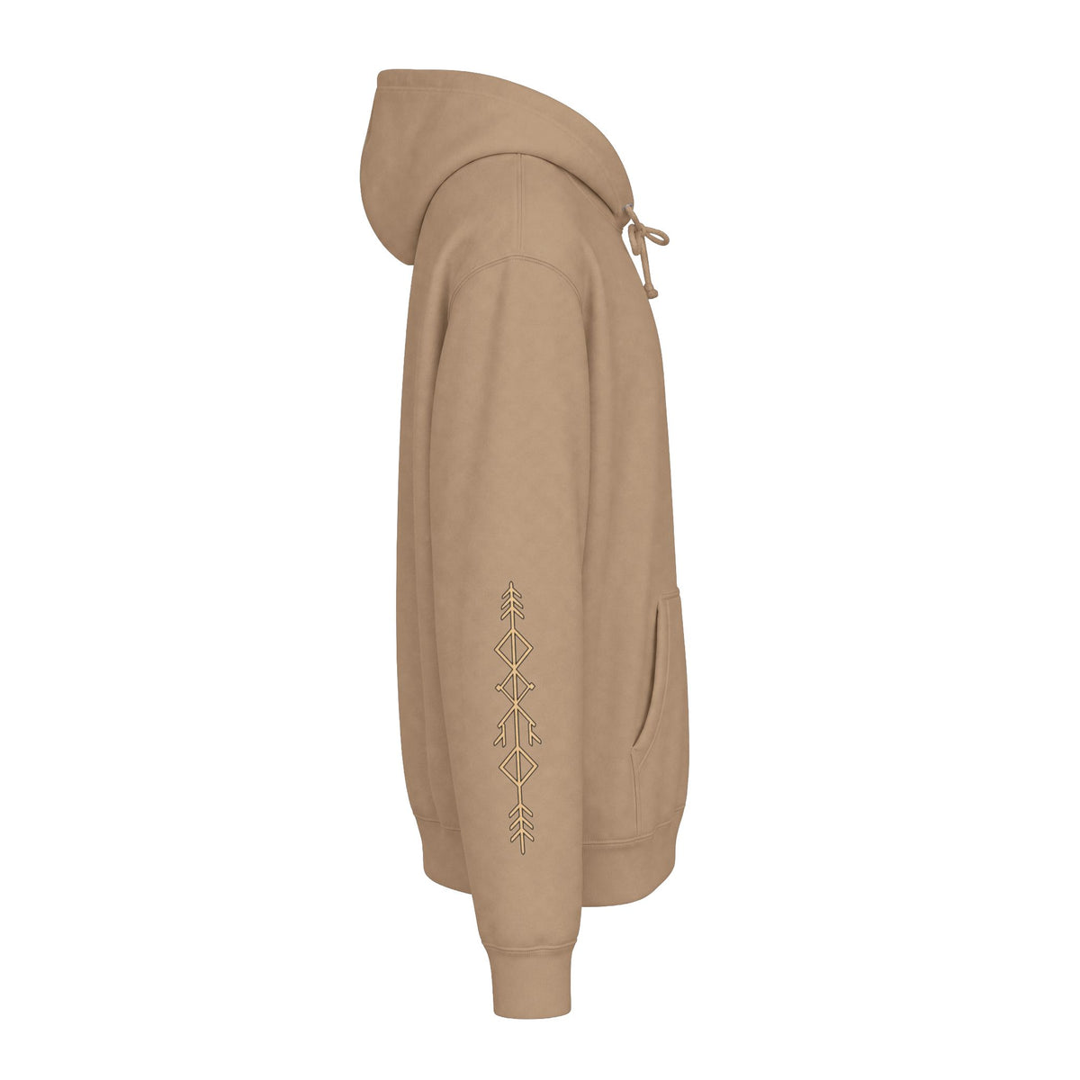 Becoming Co. Keep Becoming Mountain Compass Hoodie | Rugged Outdoor Unisex Hoodie