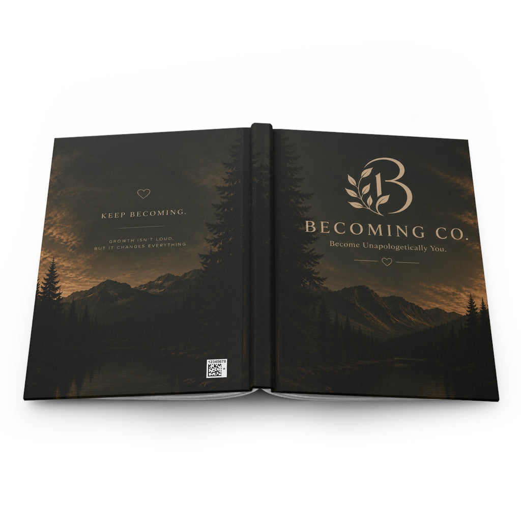 Becoming Co. Hardcover Journal | Keep Becoming | Premium Lined Notebook | Personal Growth Journal | Matte Hardcover