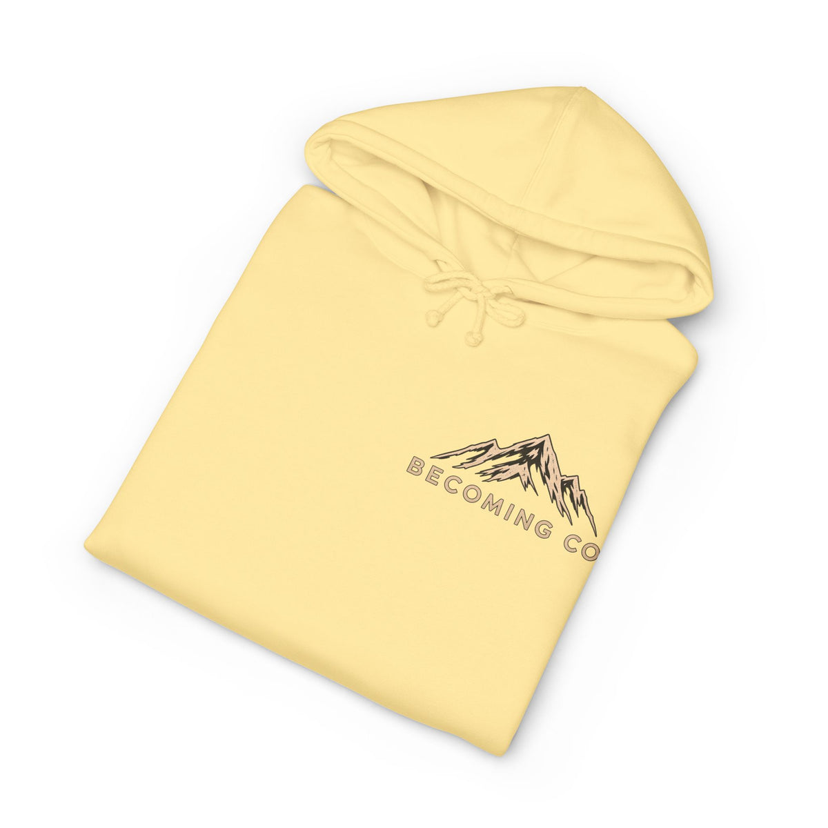 Becoming Co. Keep Becoming Mountain Compass Hoodie | Rugged Outdoor Unisex Hoodie
