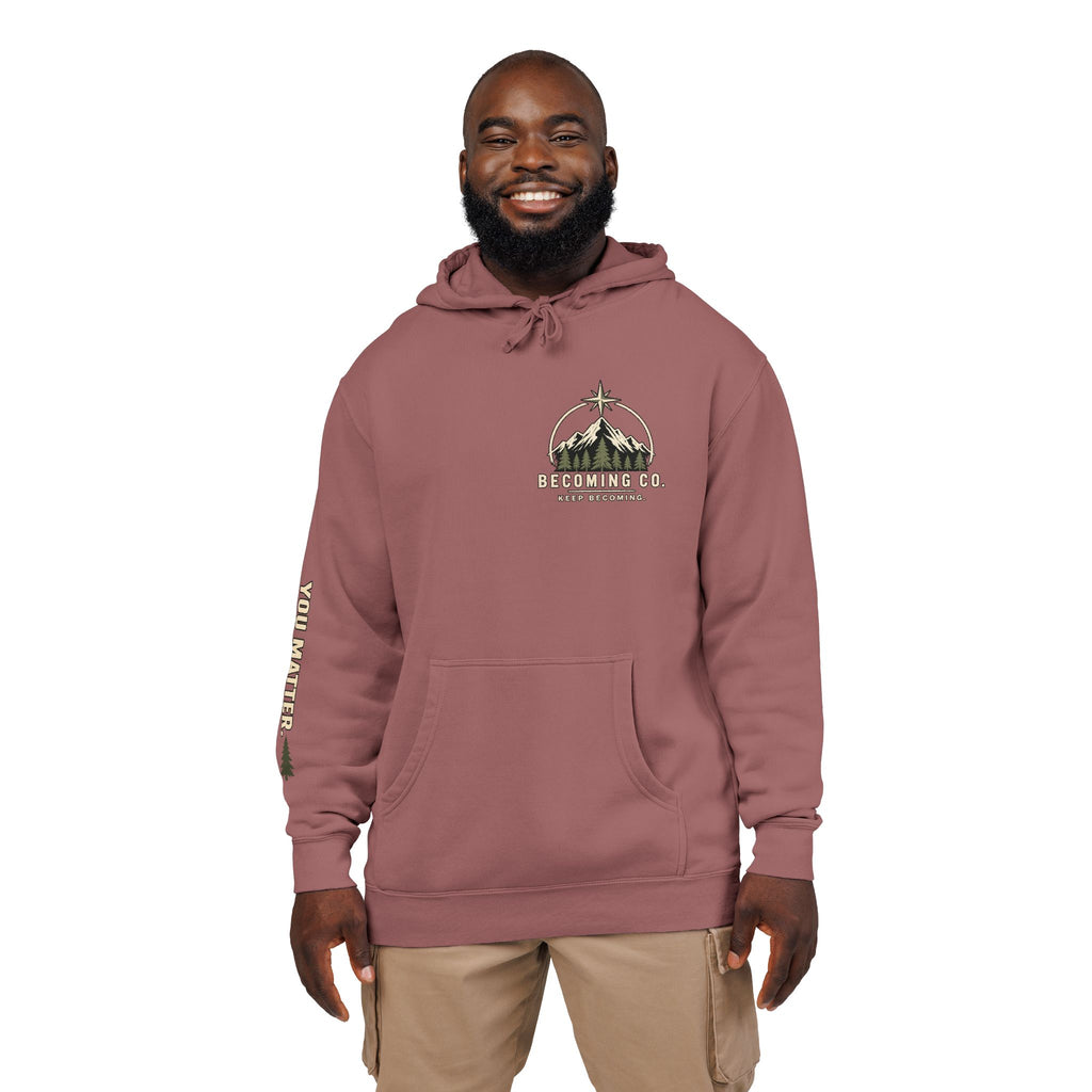 You Don’t Have to Have It All Figured Out Mountain Hoodie | Becoming Co.