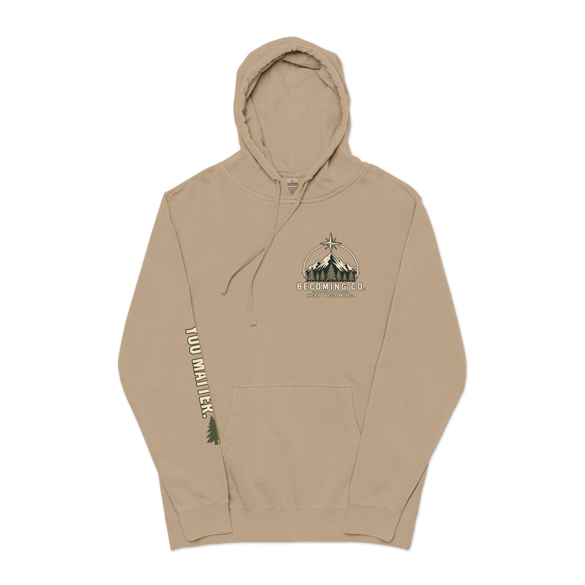 You Don’t Have to Have It All Figured Out Mountain Hoodie | Becoming Co.
