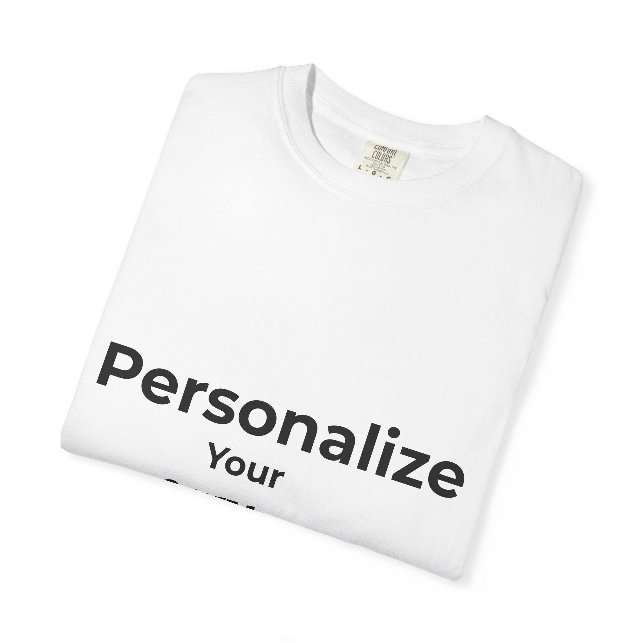 Custom Text Tee
