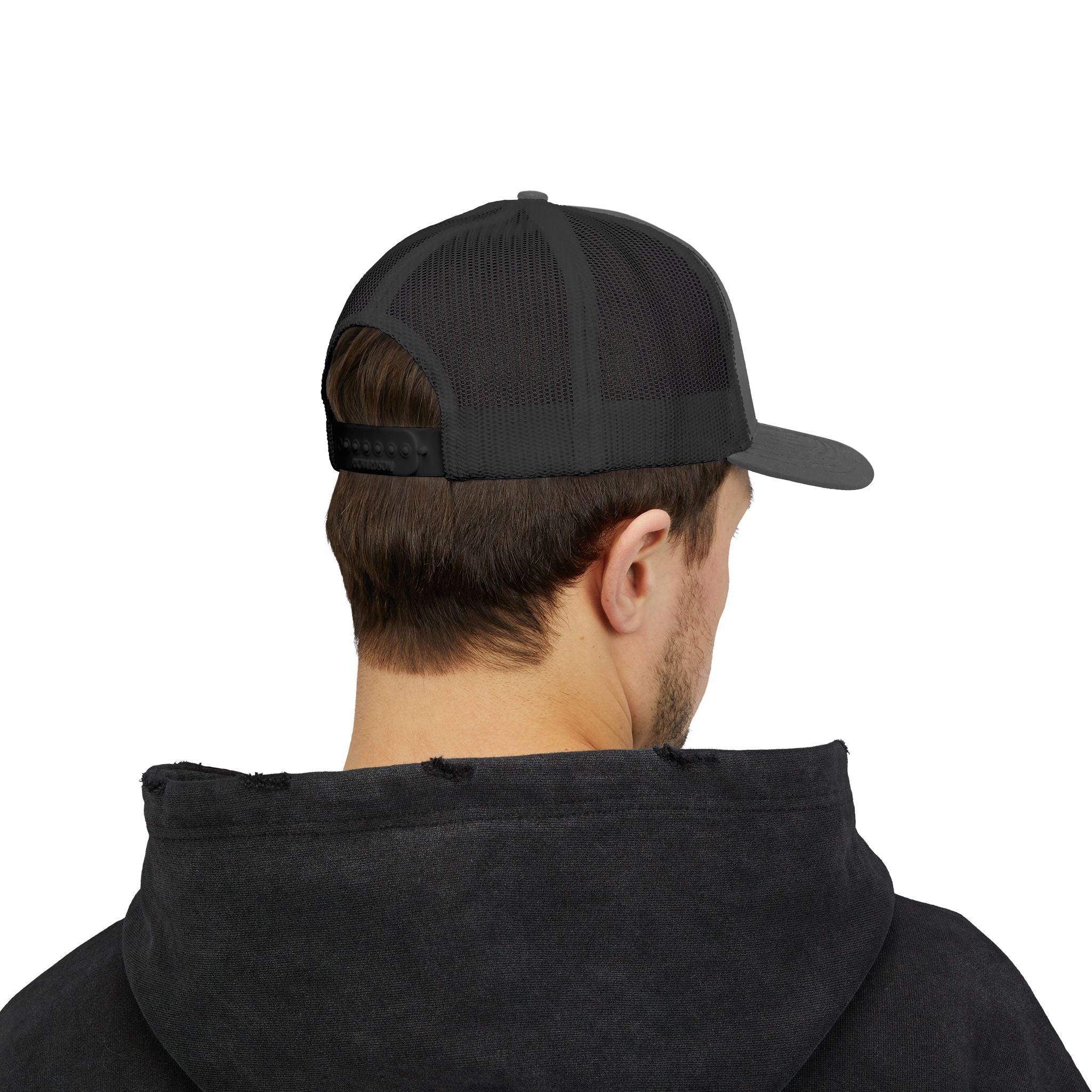 Gold Glitter 'SF' Snapback Trucker — Stay Focused Collection