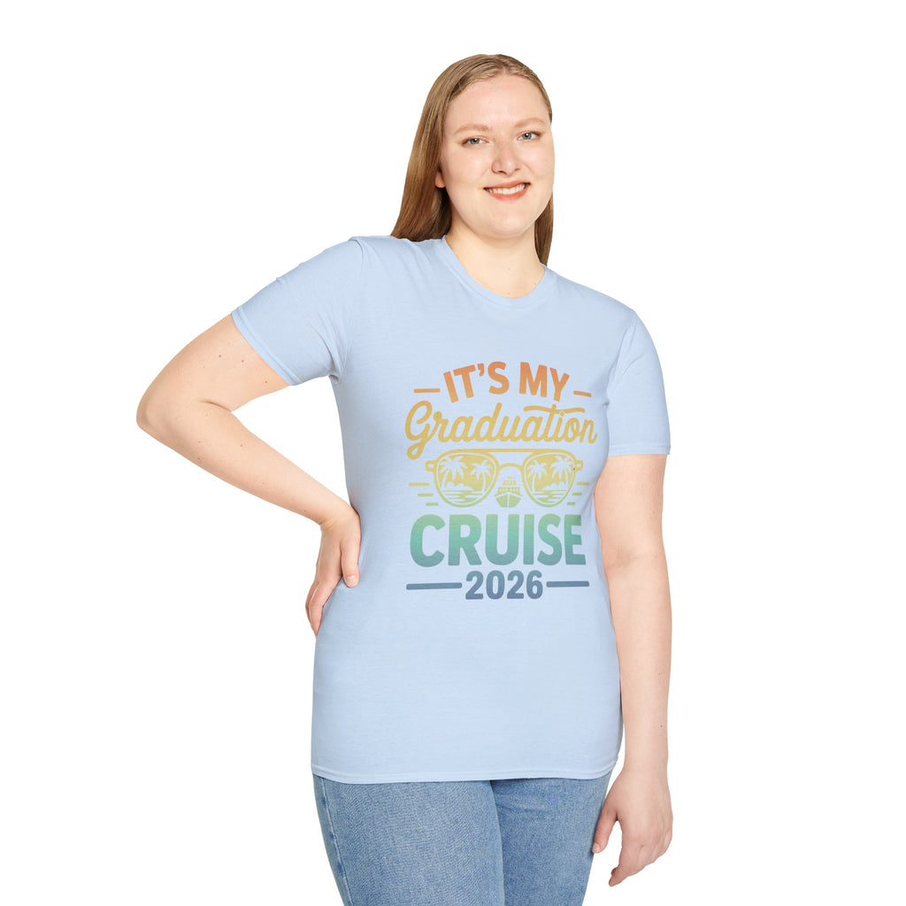 It’s My Graduation Cruise 2026 Shirt | Graduation Trip T-Shirt | Senior Cruise Vacation Tee for Class of 2026