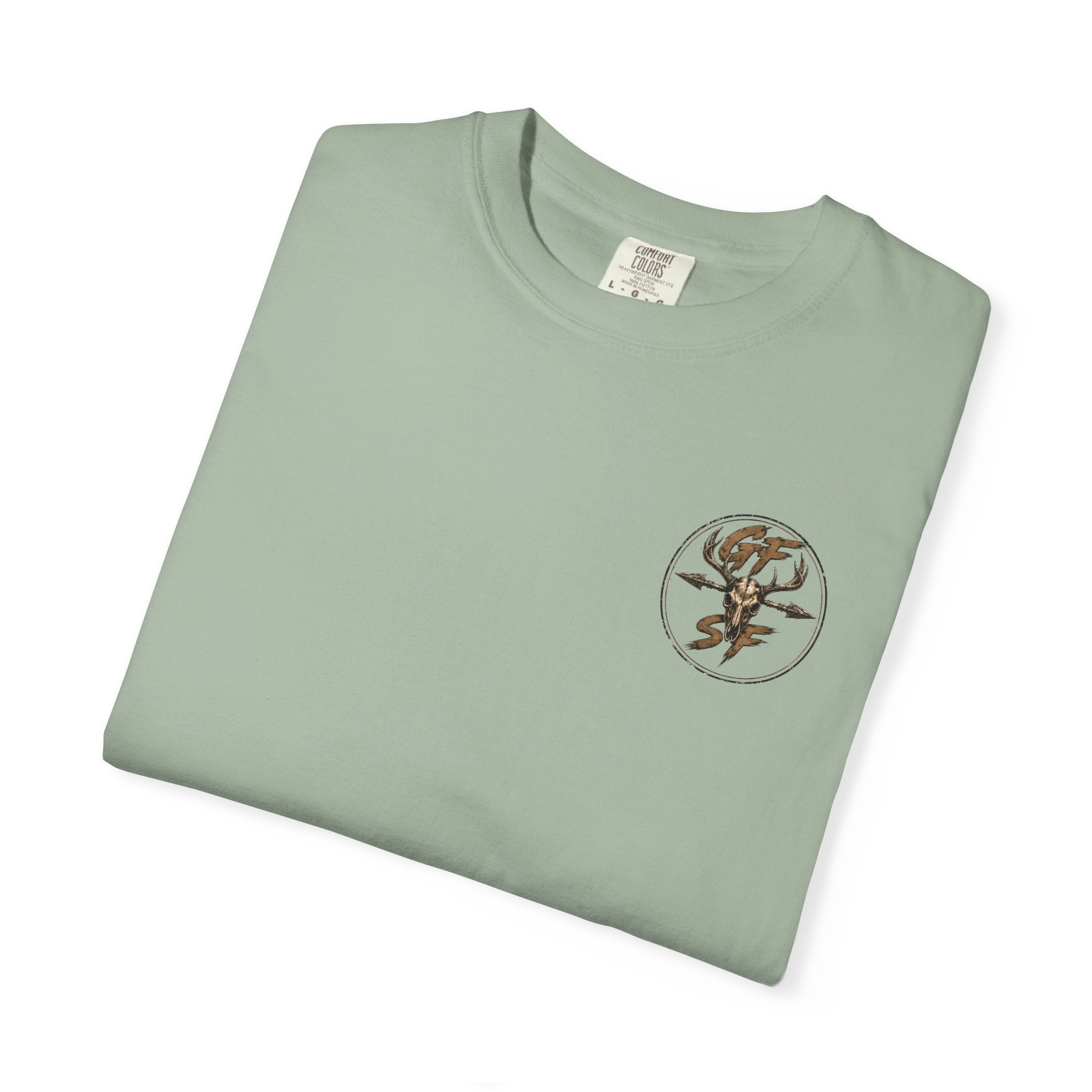 Built Different Hunting Shirt | GF Skull Logo Tee | Truck & Mule Deer Graphic Shirt