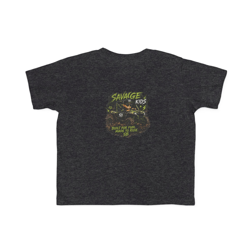 Savage Kids Toddler T-Shirt | Off-Road Graphic Tee | Built for Fun Made to Ride Shirt | Boys Adventure Tee | Cool Kids Graphic Shirt