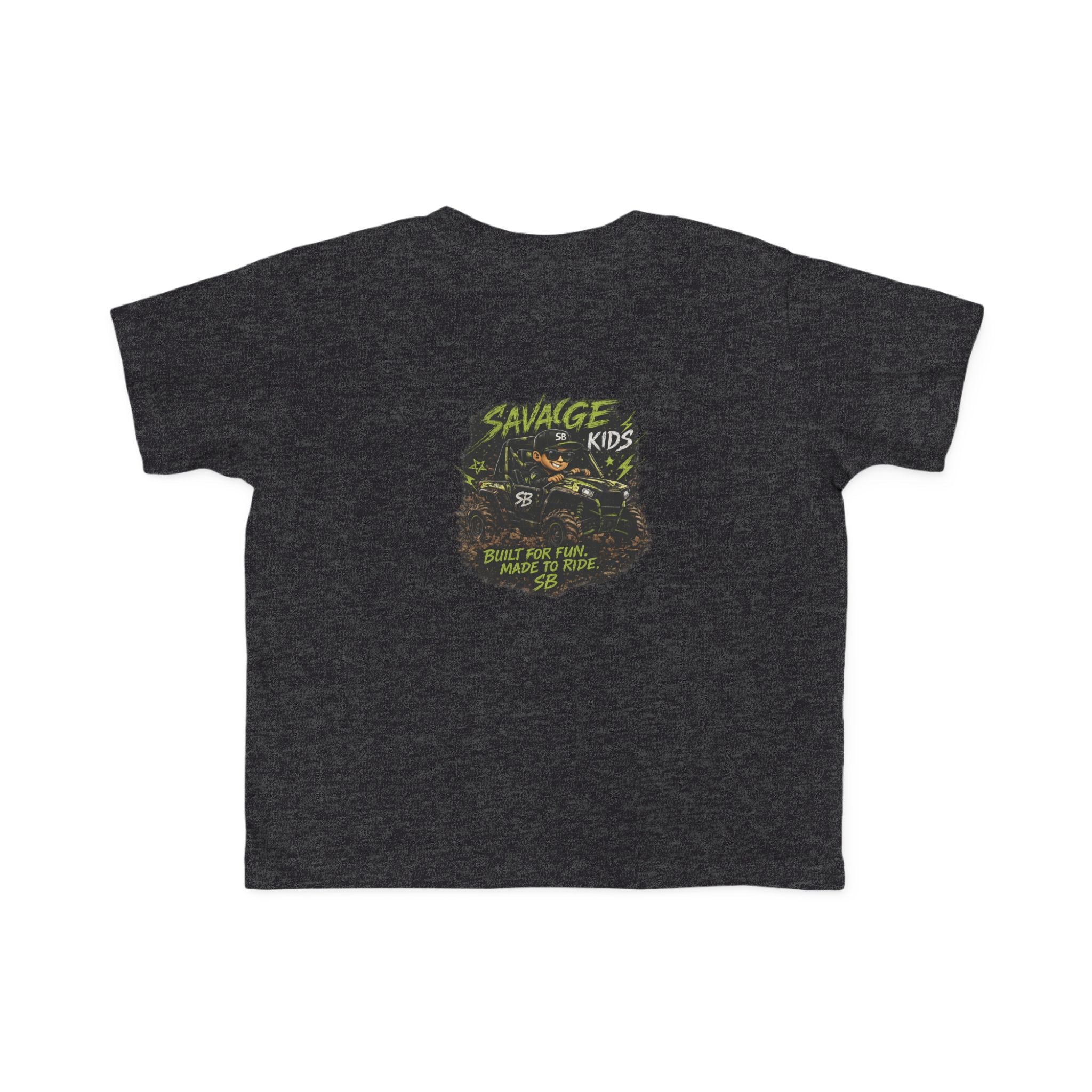 Savage Kids Toddler T-Shirt | Off-Road Graphic Tee | Built for Fun Made to Ride Shirt | Boys Adventure Tee | Cool Kids Graphic Shirt