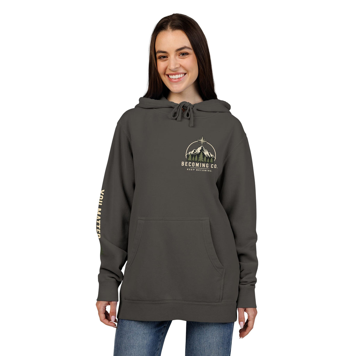 You Don’t Have to Have It All Figured Out Mountain Hoodie | Becoming Co.