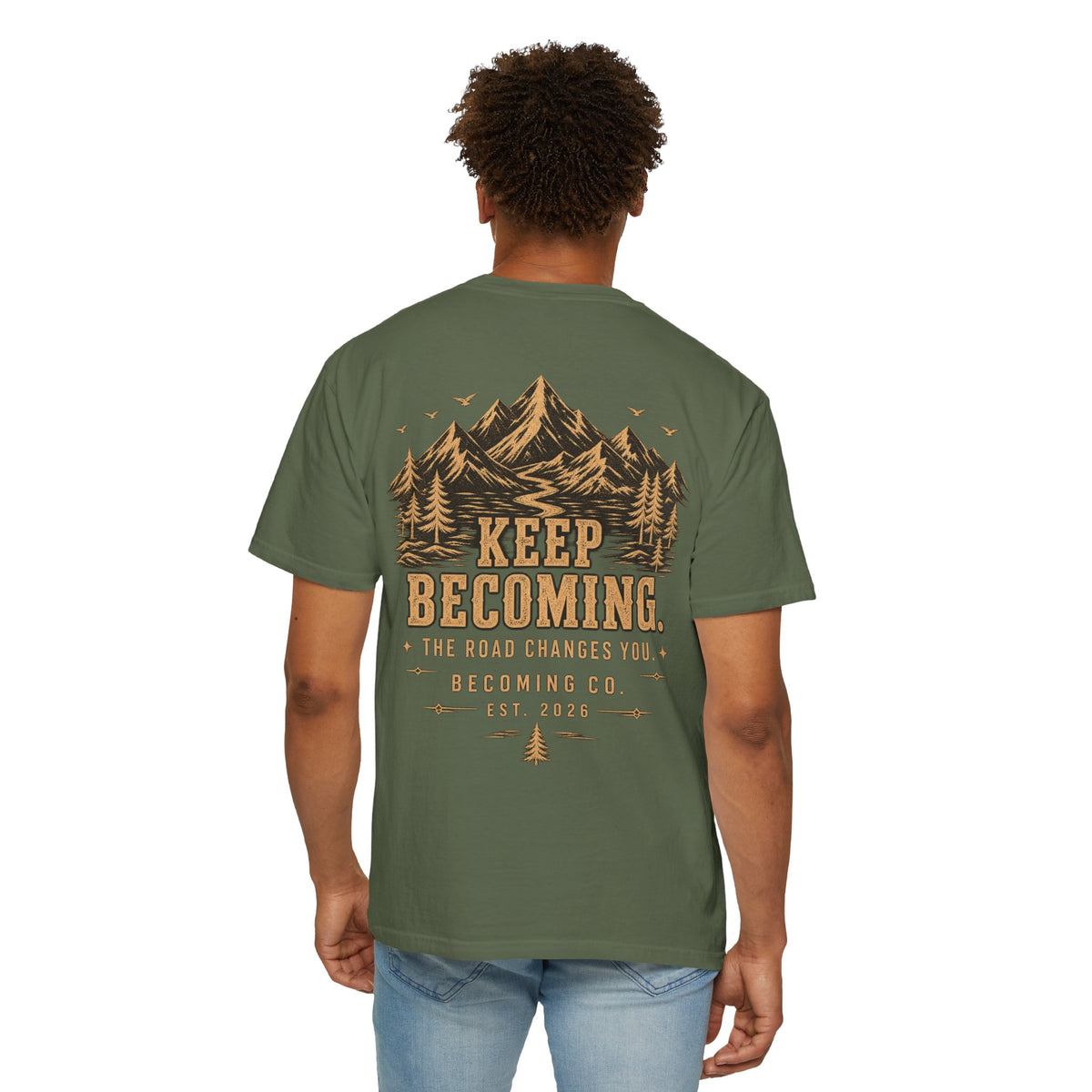 Keep Becoming Vintage Mountain T-Shirt | Becoming Co.