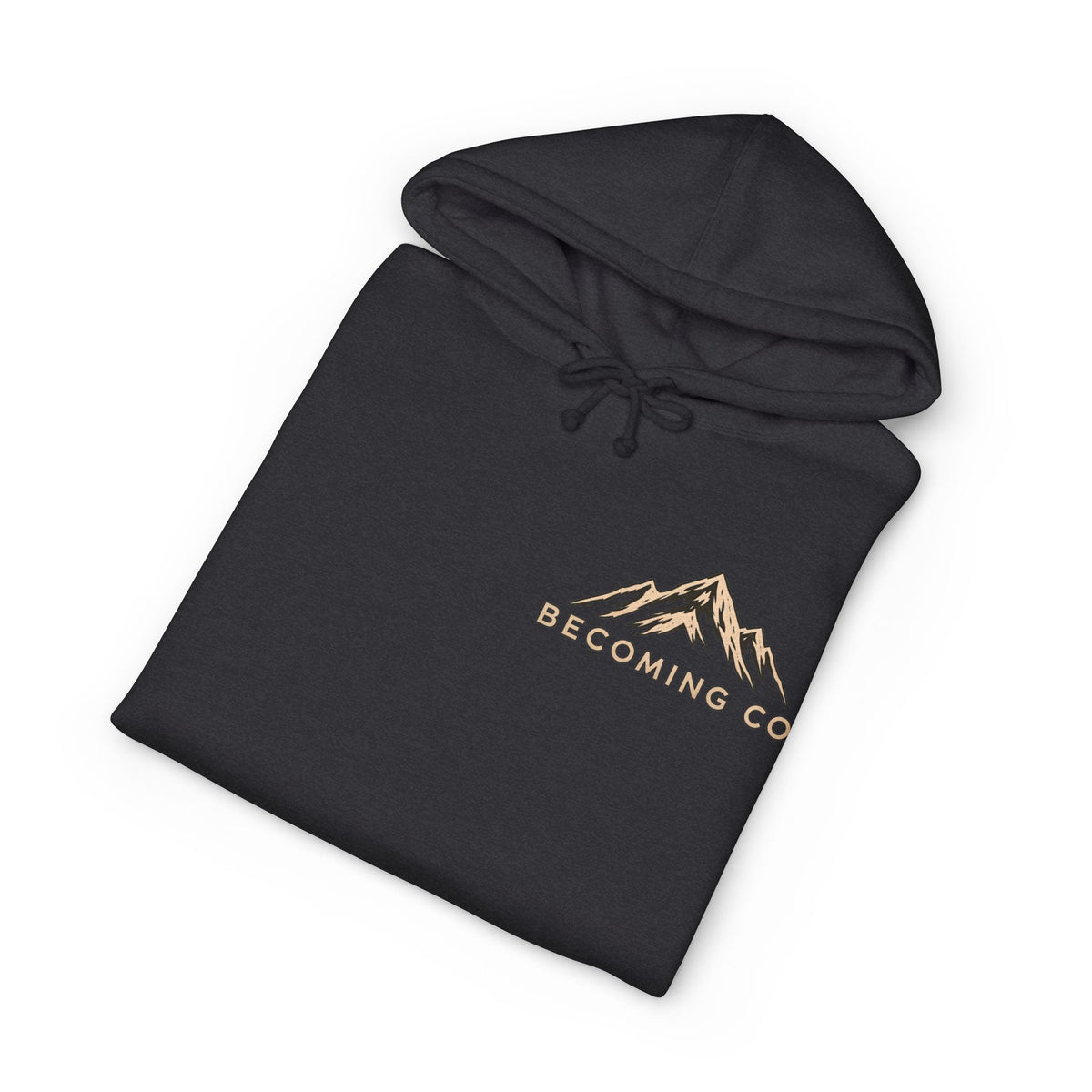 Becoming Co. Keep Becoming Mountain Compass Hoodie | Rugged Outdoor Unisex Hoodie