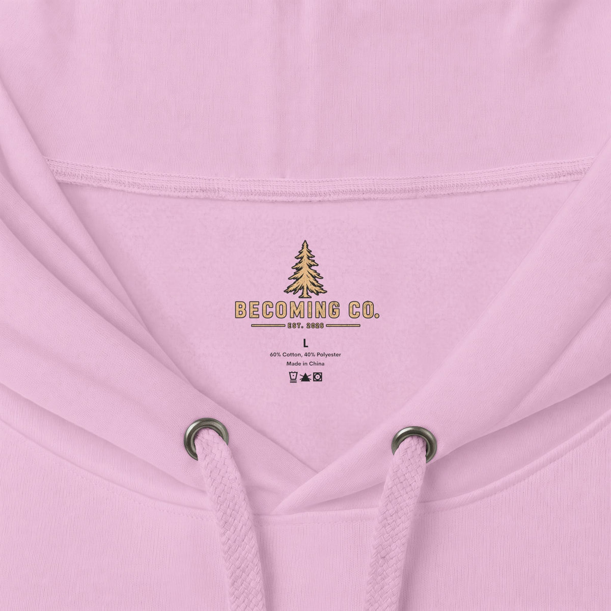 Becoming Co. Keep Becoming Mountain Compass Hoodie | Rugged Outdoor Unisex Hoodie