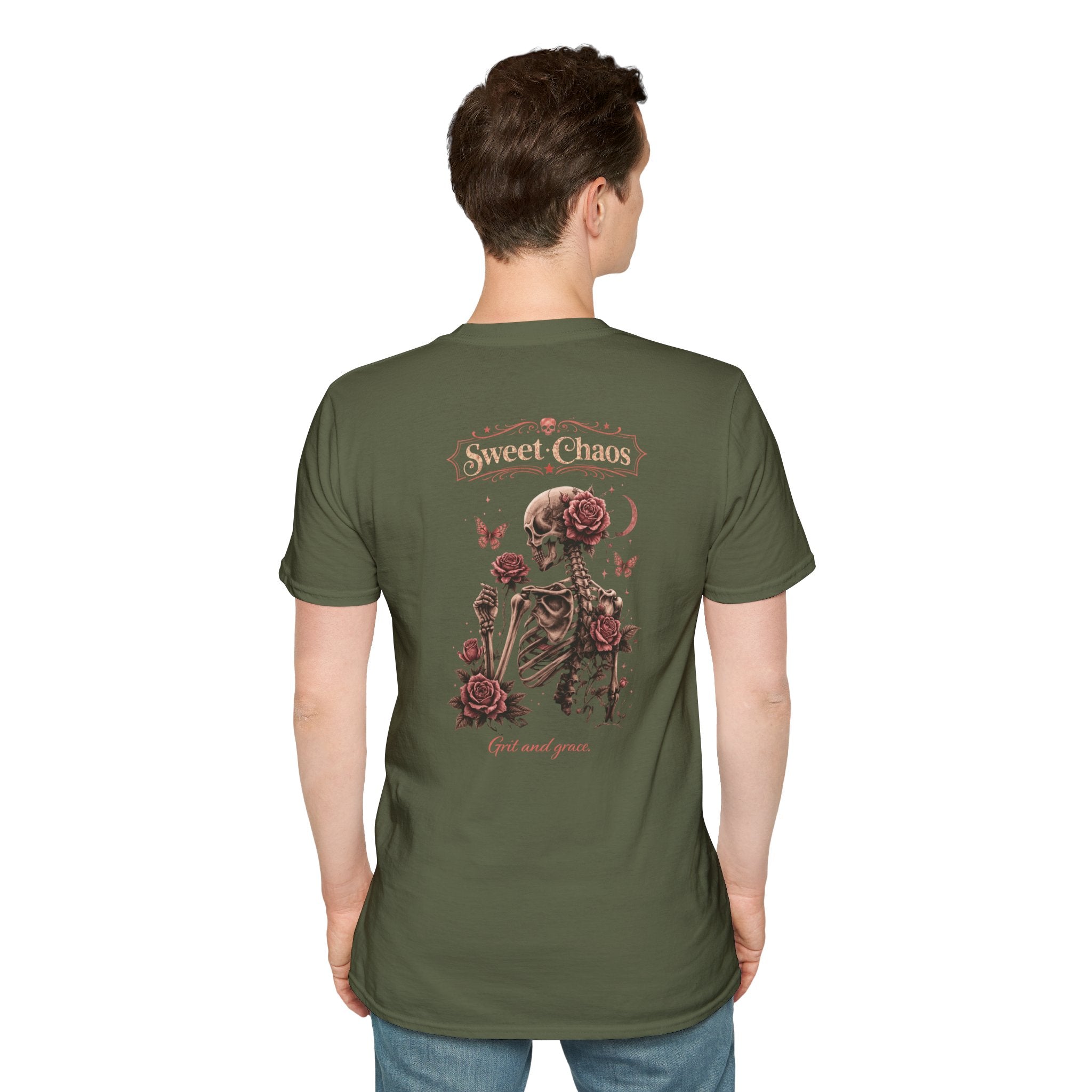 Sweet Chaos Skeleton Rose Shirt