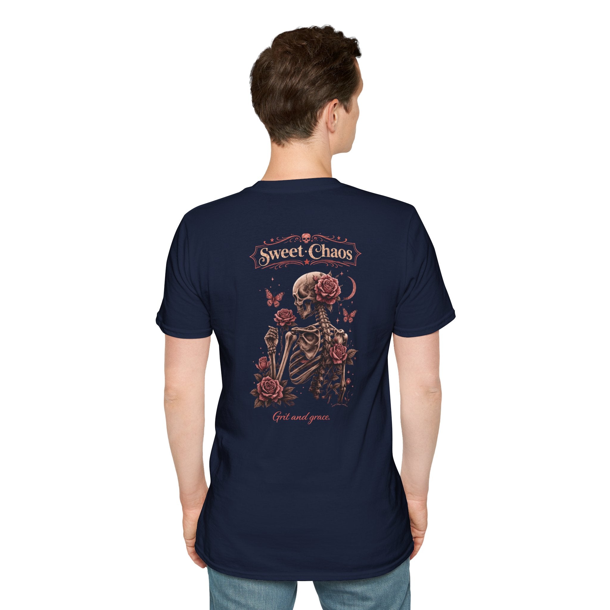 Sweet Chaos Skeleton Rose Shirt