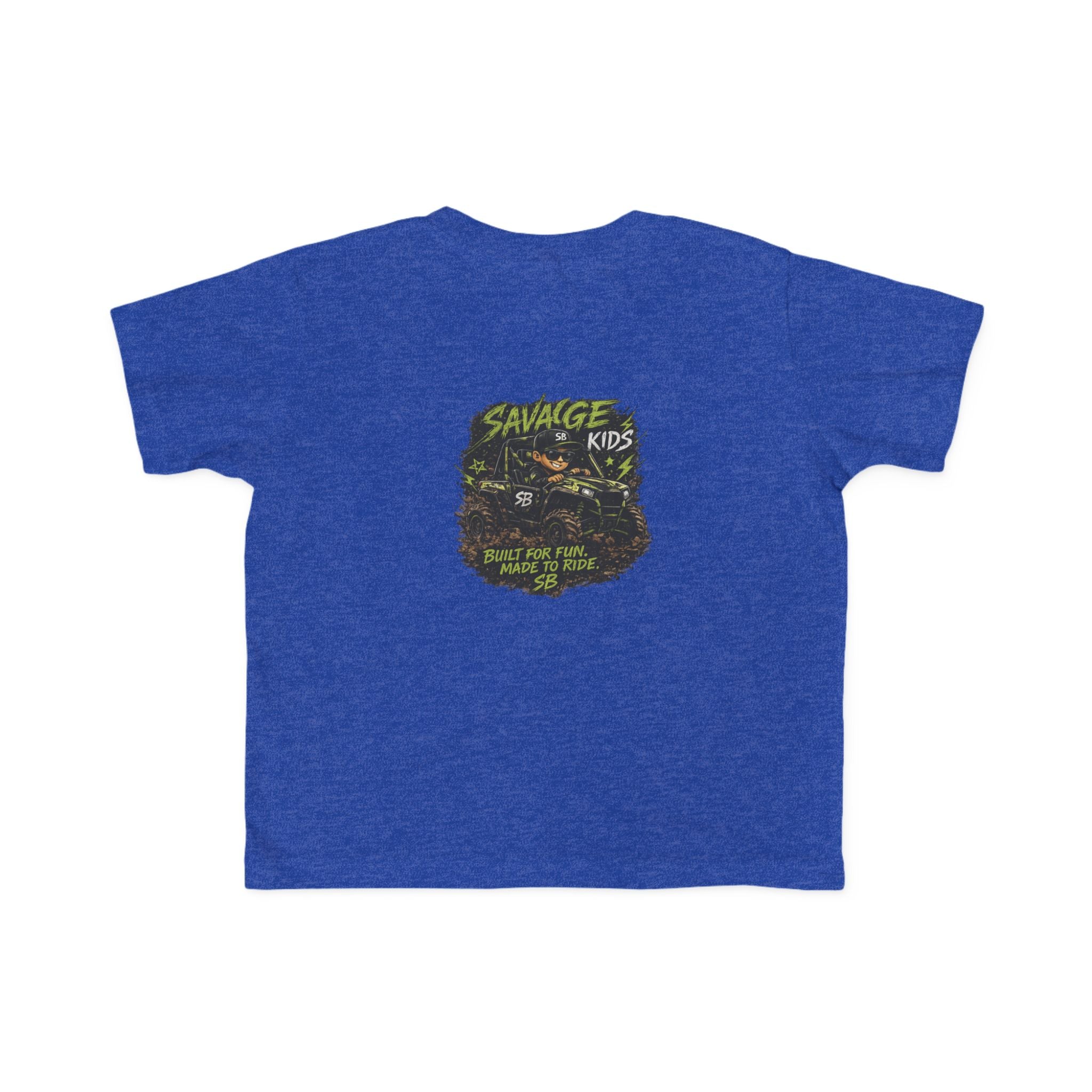 Savage Kids Toddler T-Shirt | Off-Road Graphic Tee | Built for Fun Made to Ride Shirt | Boys Adventure Tee | Cool Kids Graphic Shirt