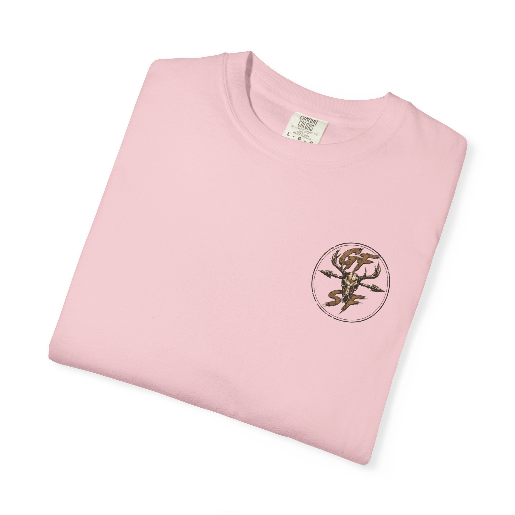Built Different Hunting Shirt | GF Skull Logo Tee | Truck & Mule Deer Graphic Shirt