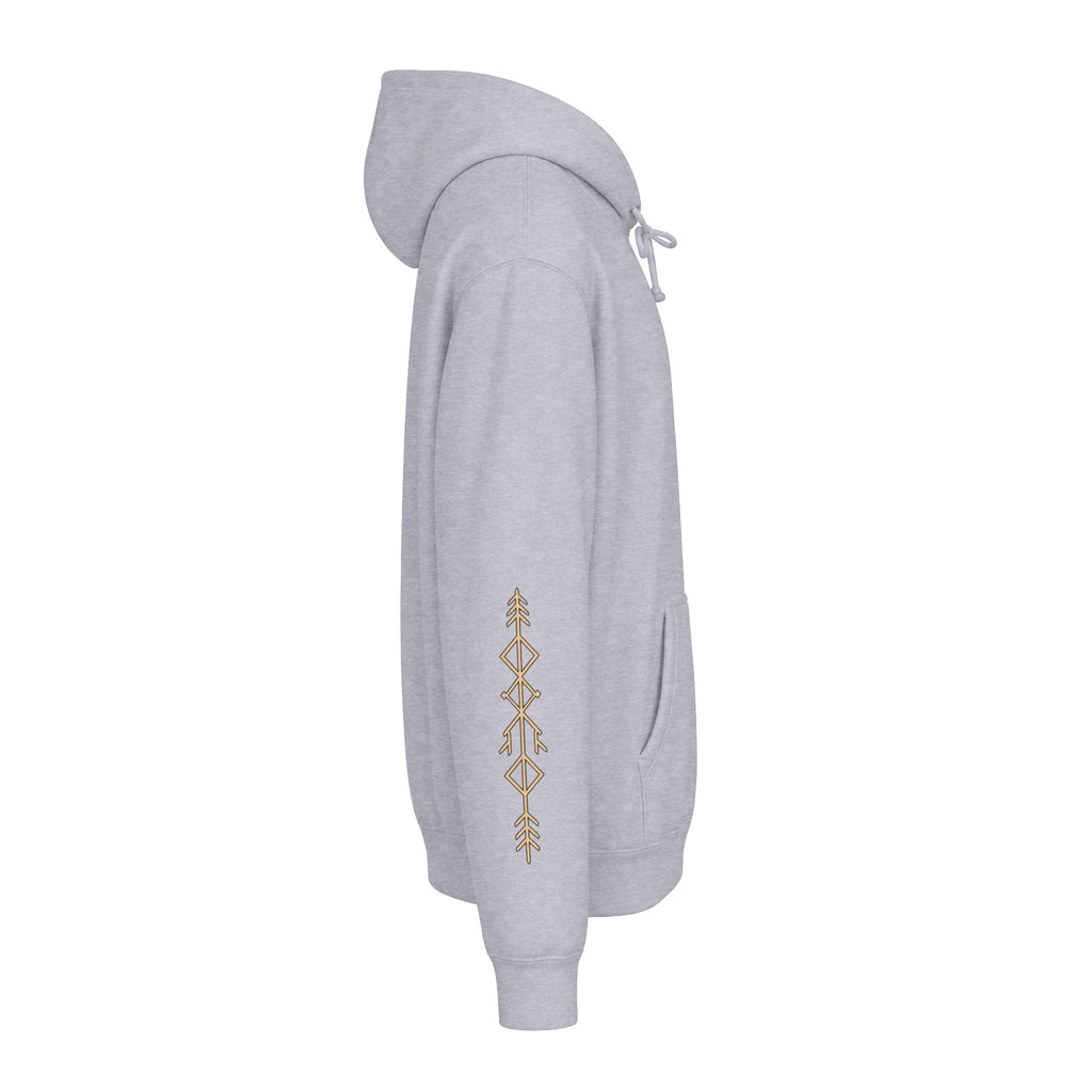 Becoming Co. Keep Becoming Mountain Compass Hoodie | Rugged Outdoor Unisex Hoodie