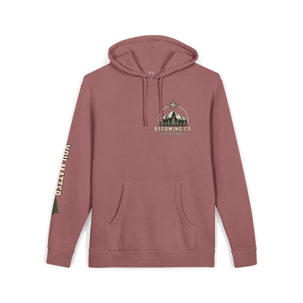 You Don’t Have to Have It All Figured Out Mountain Hoodie | Becoming Co.
