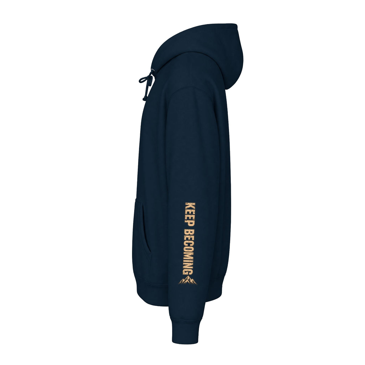 Becoming Co. Keep Becoming Mountain Compass Hoodie | Rugged Outdoor Unisex Hoodie