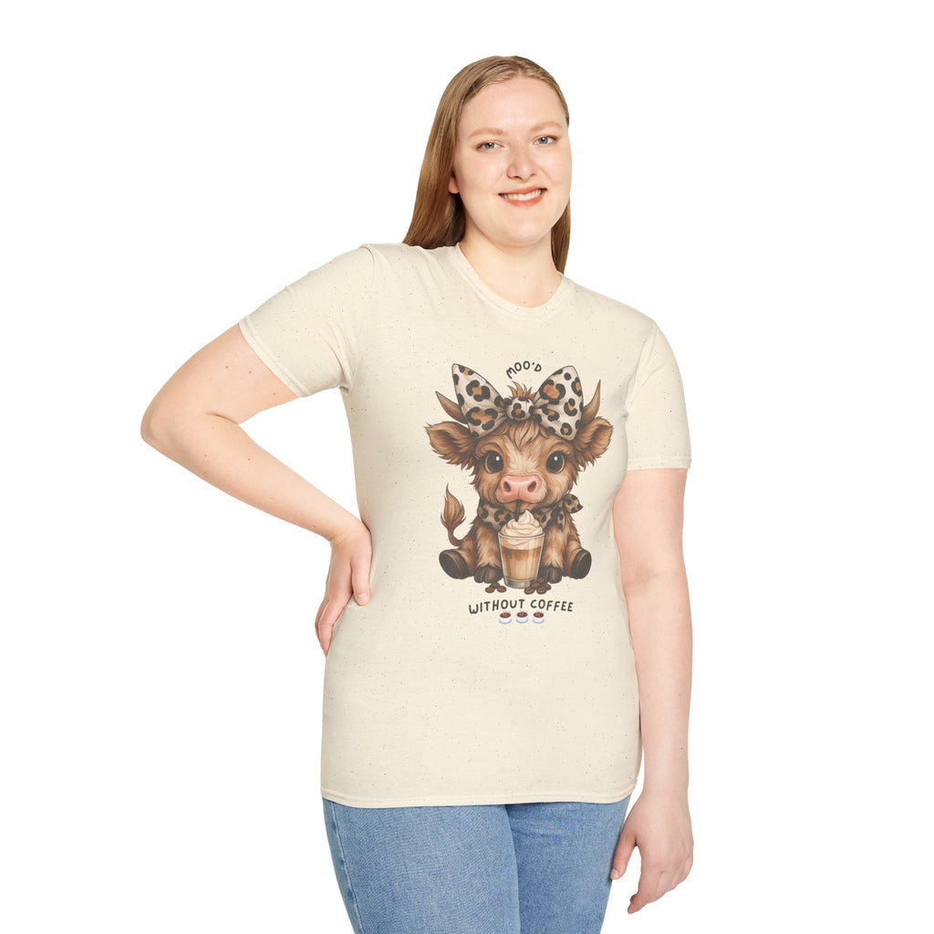 Moo'd Without Coffee Cow Tee