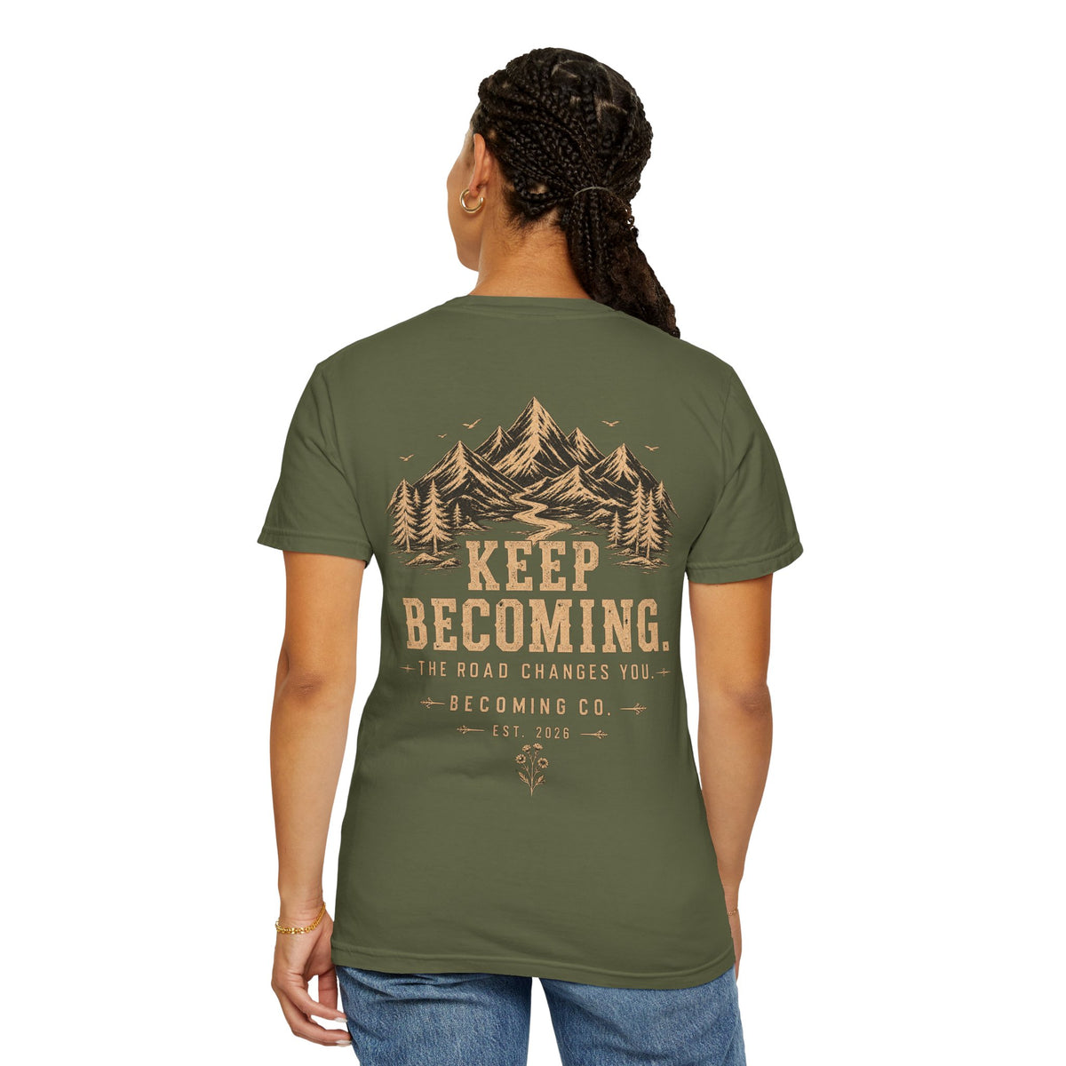 Keep Becoming Vintage Mountain Tee | Becoming Co.
