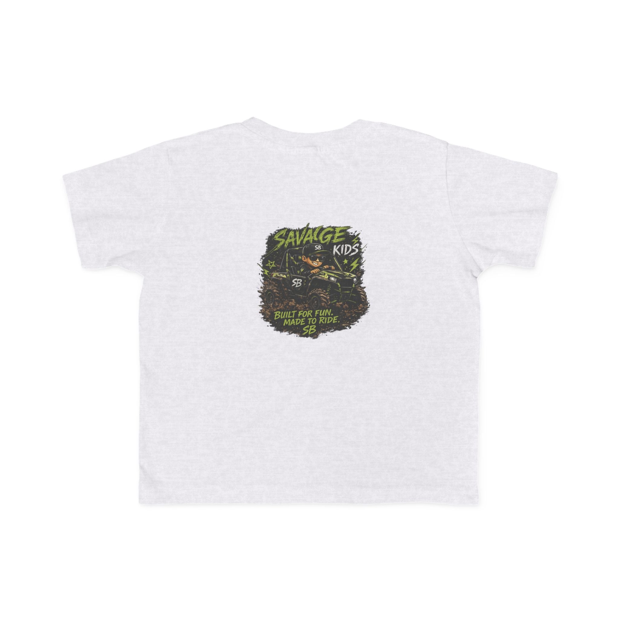 Savage Kids Toddler T-Shirt | Off-Road Graphic Tee | Built for Fun Made to Ride Shirt | Boys Adventure Tee | Cool Kids Graphic Shirt