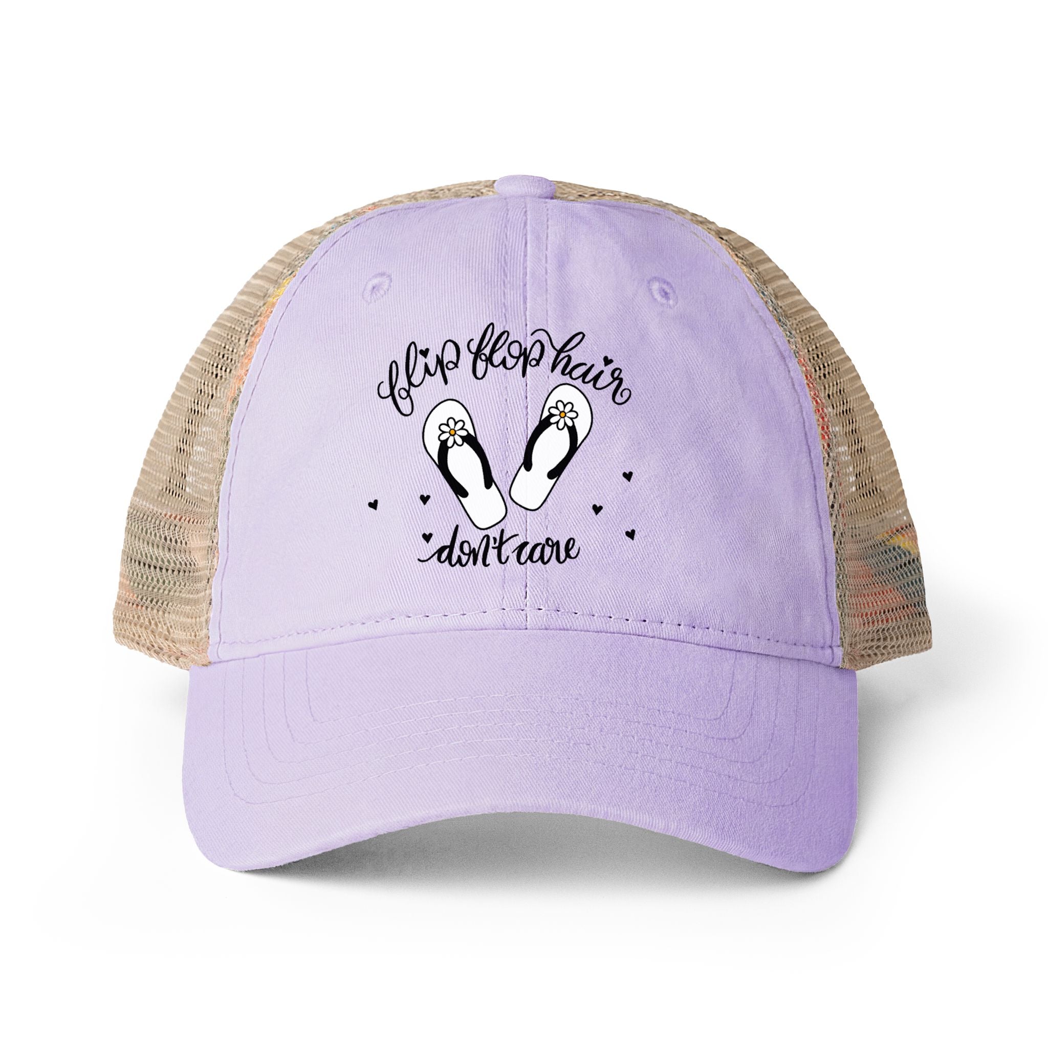 Flip Flop Hair Don't Care Ponytail Hat