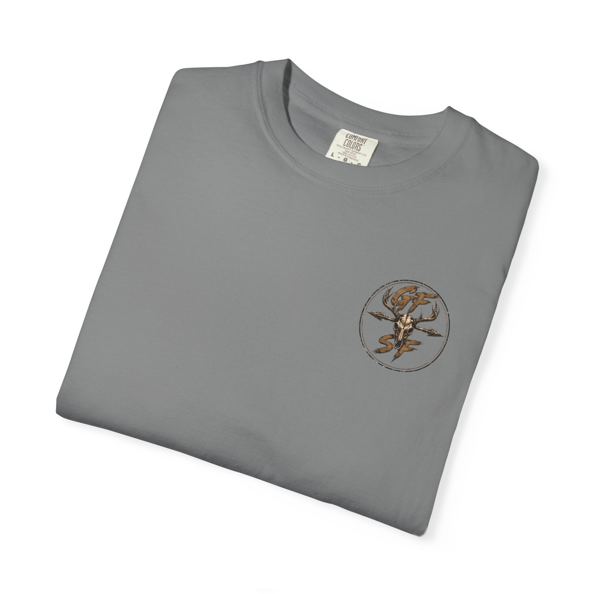 Built Different Hunting Shirt | GF Skull Logo Tee | Truck & Mule Deer Graphic Shirt
