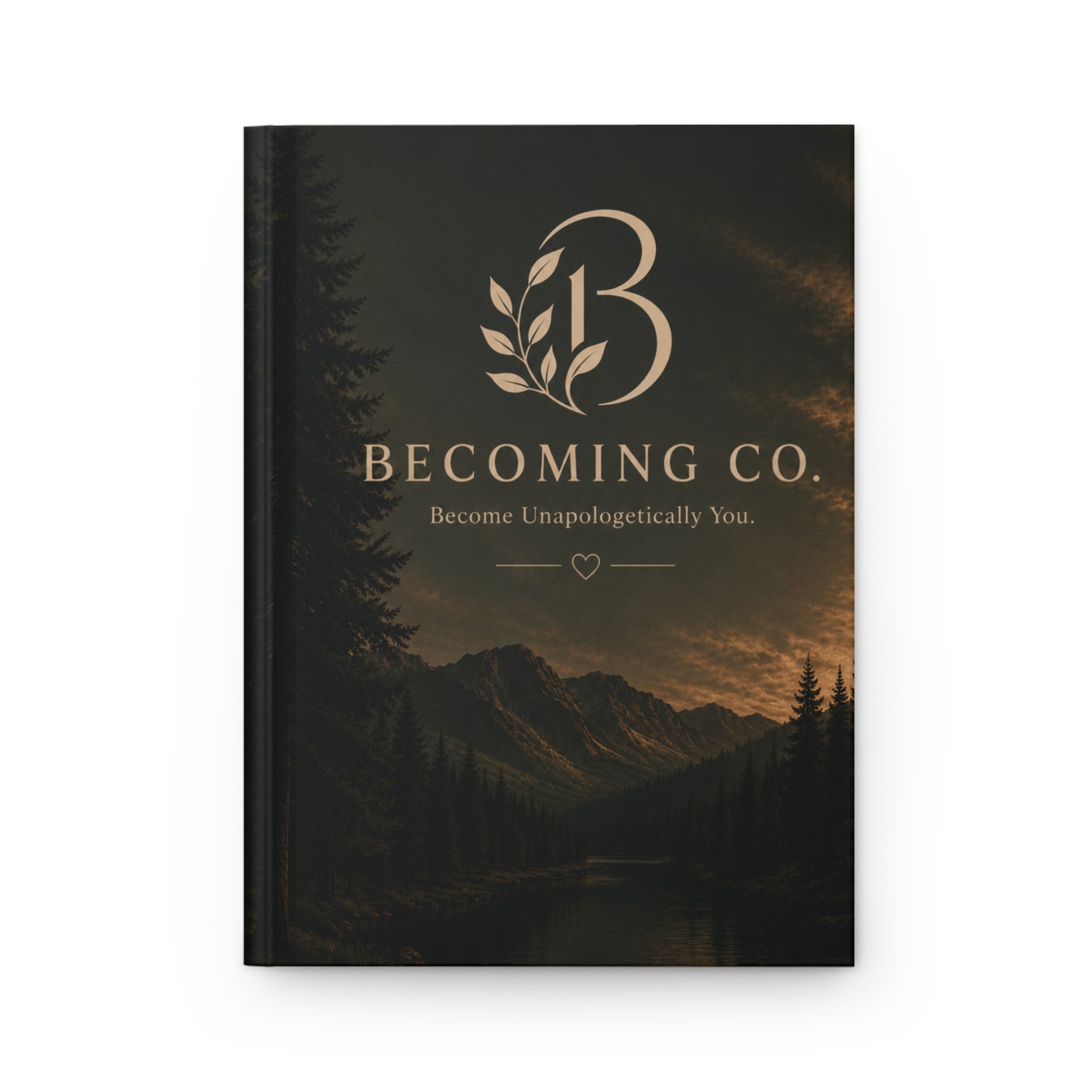 Becoming Co. Hardcover Journal | Keep Becoming | Premium Lined Notebook | Personal Growth Journal | Matte Hardcover