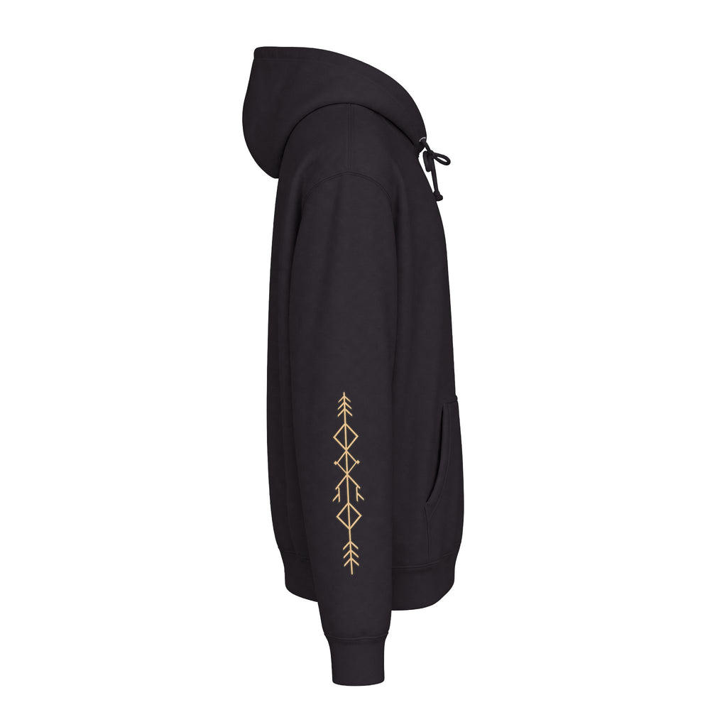 Becoming Co. Keep Becoming Mountain Compass Hoodie | Rugged Outdoor Unisex Hoodie